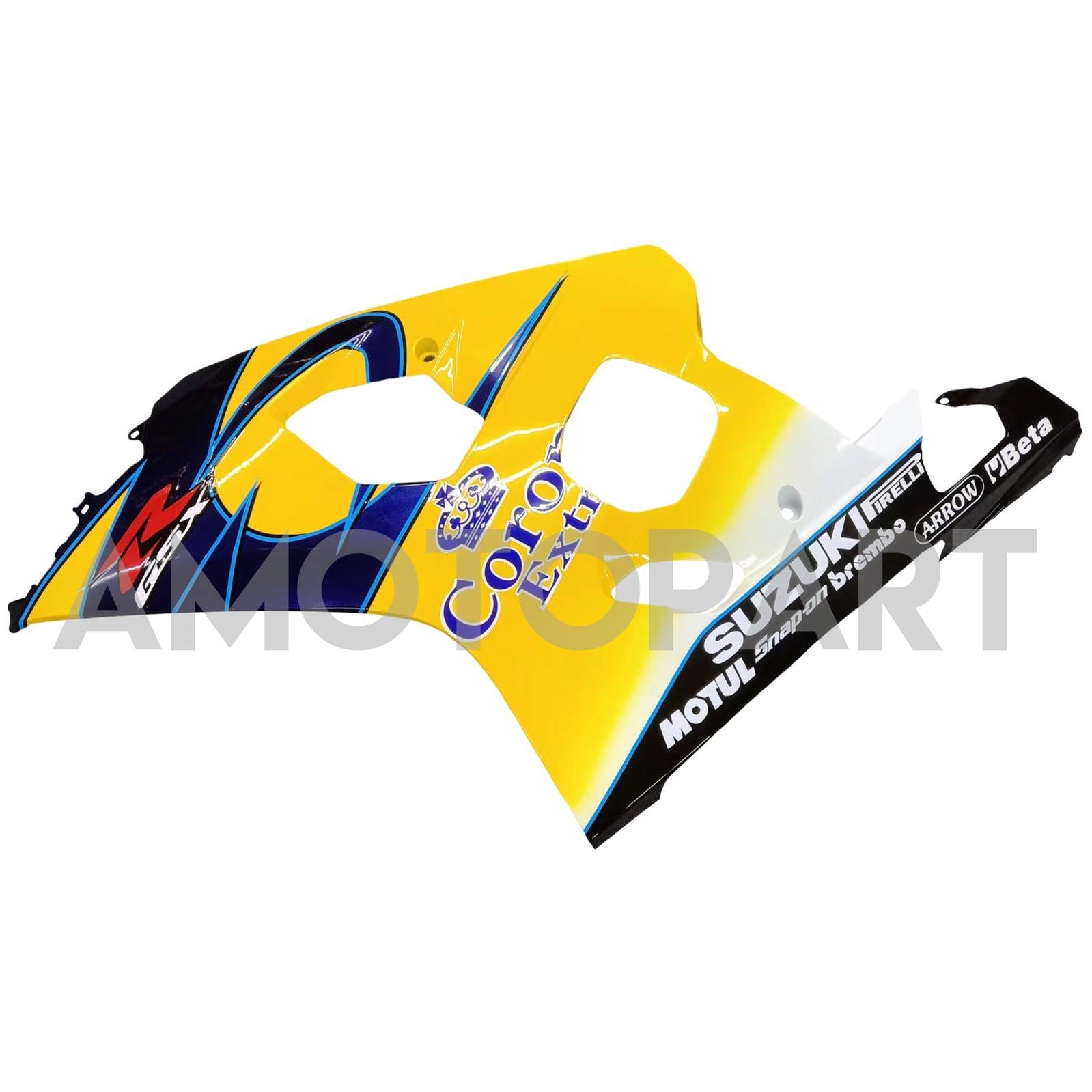 Suzuki 600 750 2004-2005 Fansando Amarelo Azul Corona GSXR Racing