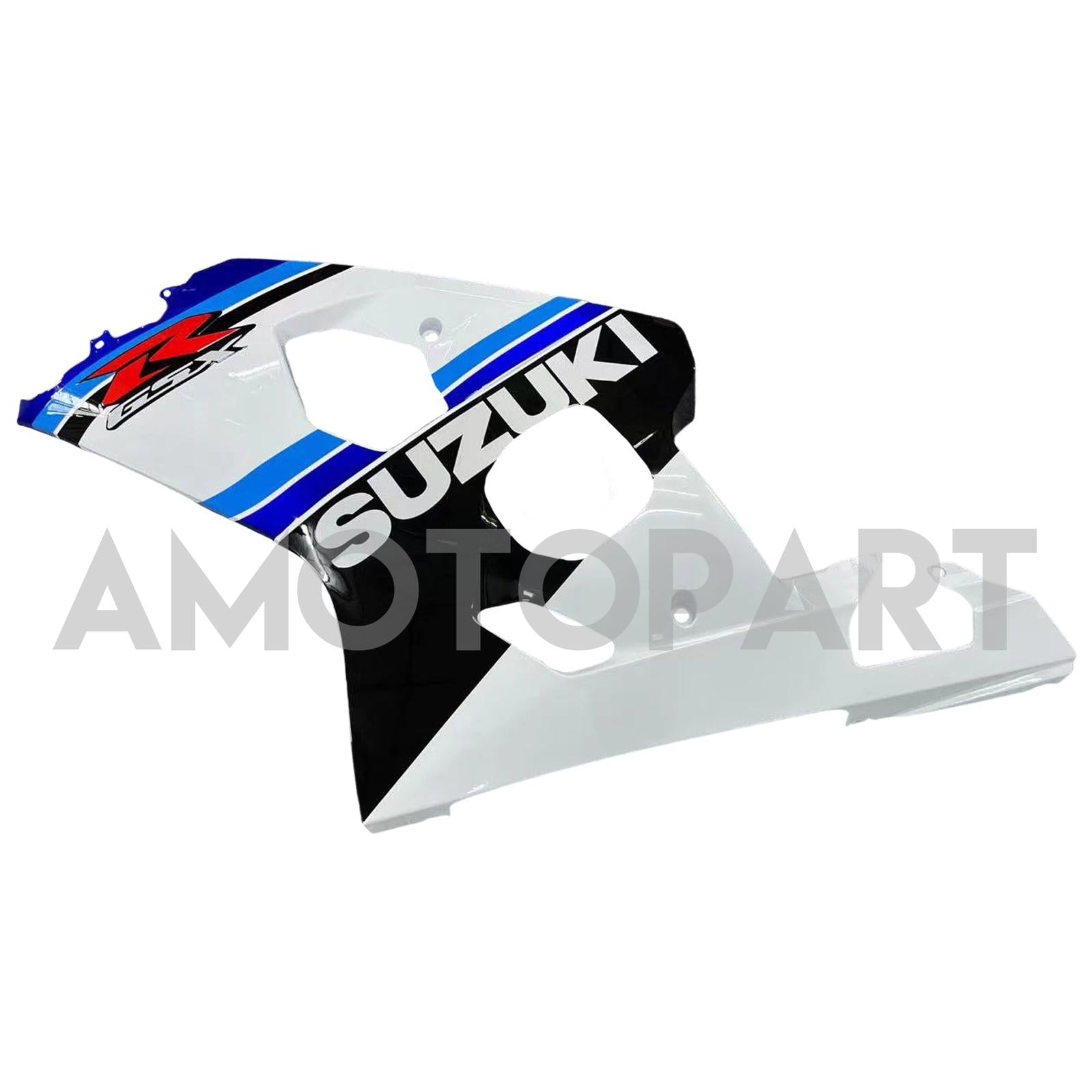 Amotopart 2004-2005 Suzuki GSXR600750 Fairing White&Blue Kit