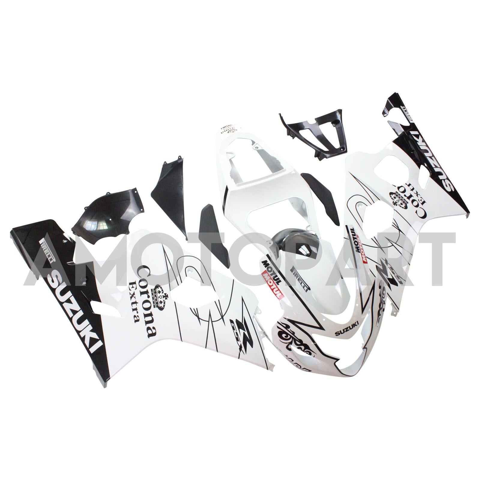 Suzuki GSXR 600 750 2004-2005 Fairing Alstare Corona Racing White