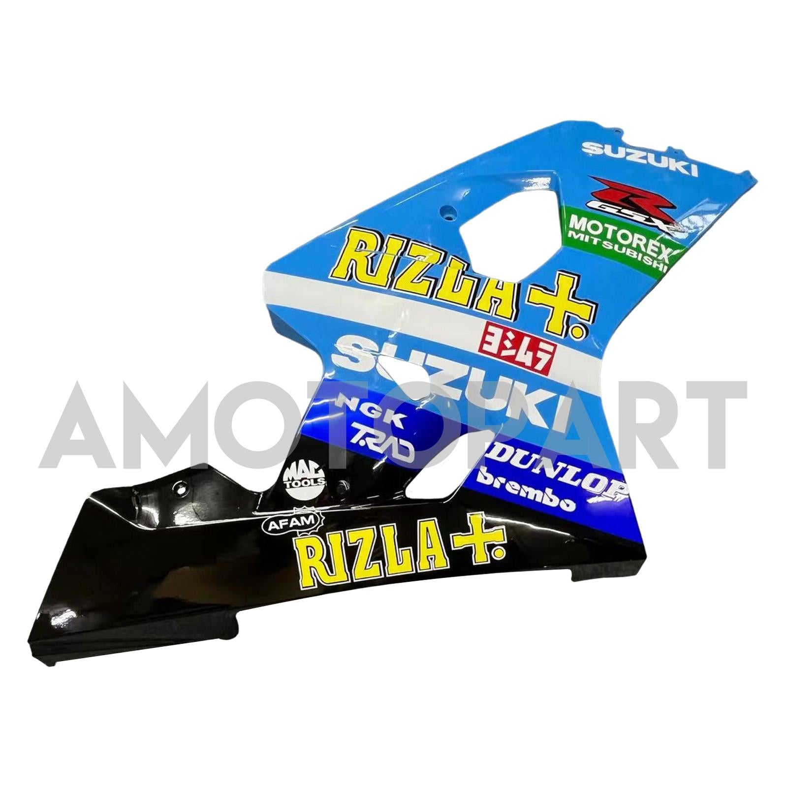 Amotopart 2004-2005 Suzuki GSXR600750 Verkleidung Cyan Kit