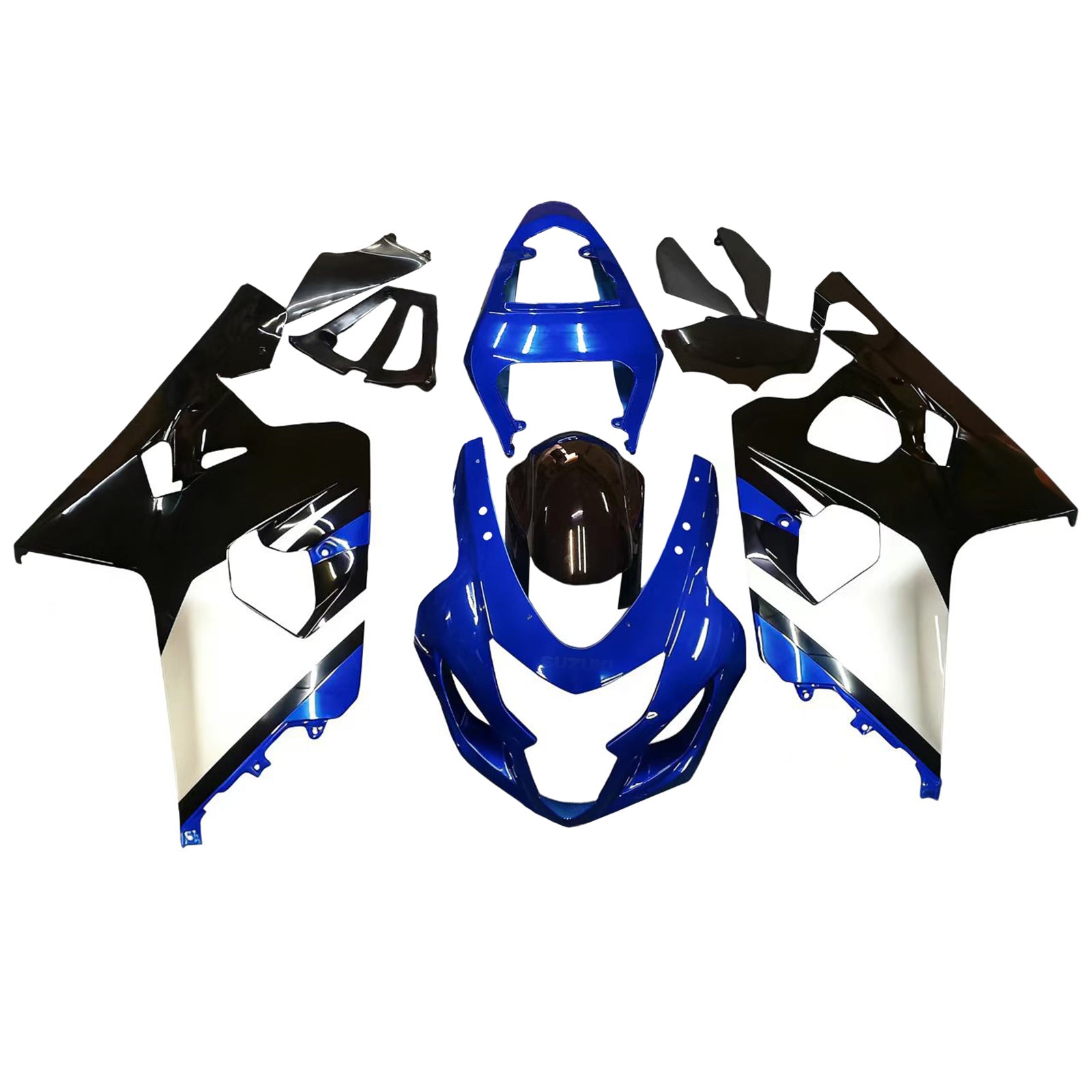Carenado azul para Suzuki GSXR600 750 de Amotopart (2004-2005)&Bfalta Kit