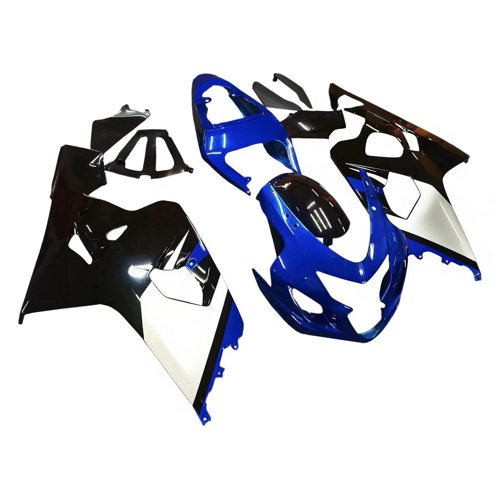 Carenado azul para Suzuki GSXR600 750 de Amotopart (2004-2005)&Bfalta Kit