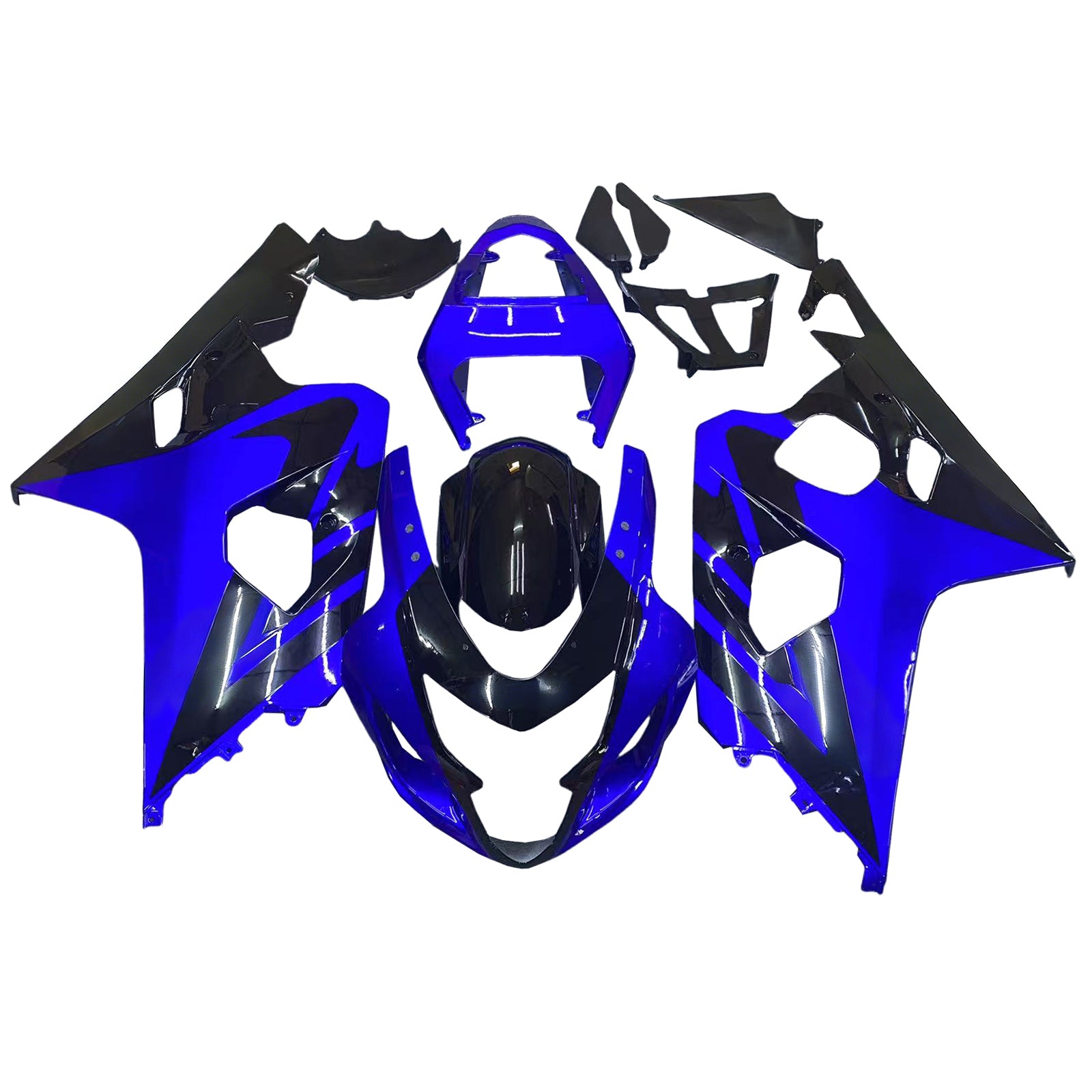 Amotopart 2004-2005 Suzuki GSXR600750 Ráding Blacke Blue Kit