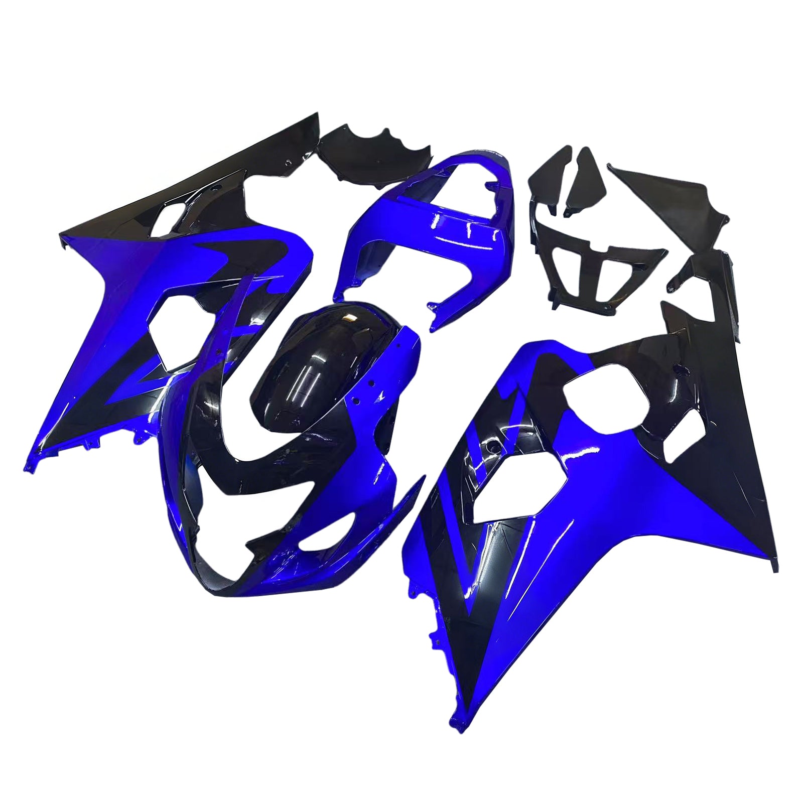 Amotopart 2004-2005 Suzuki GSXR600750 Ráding Blacke Blue Kit