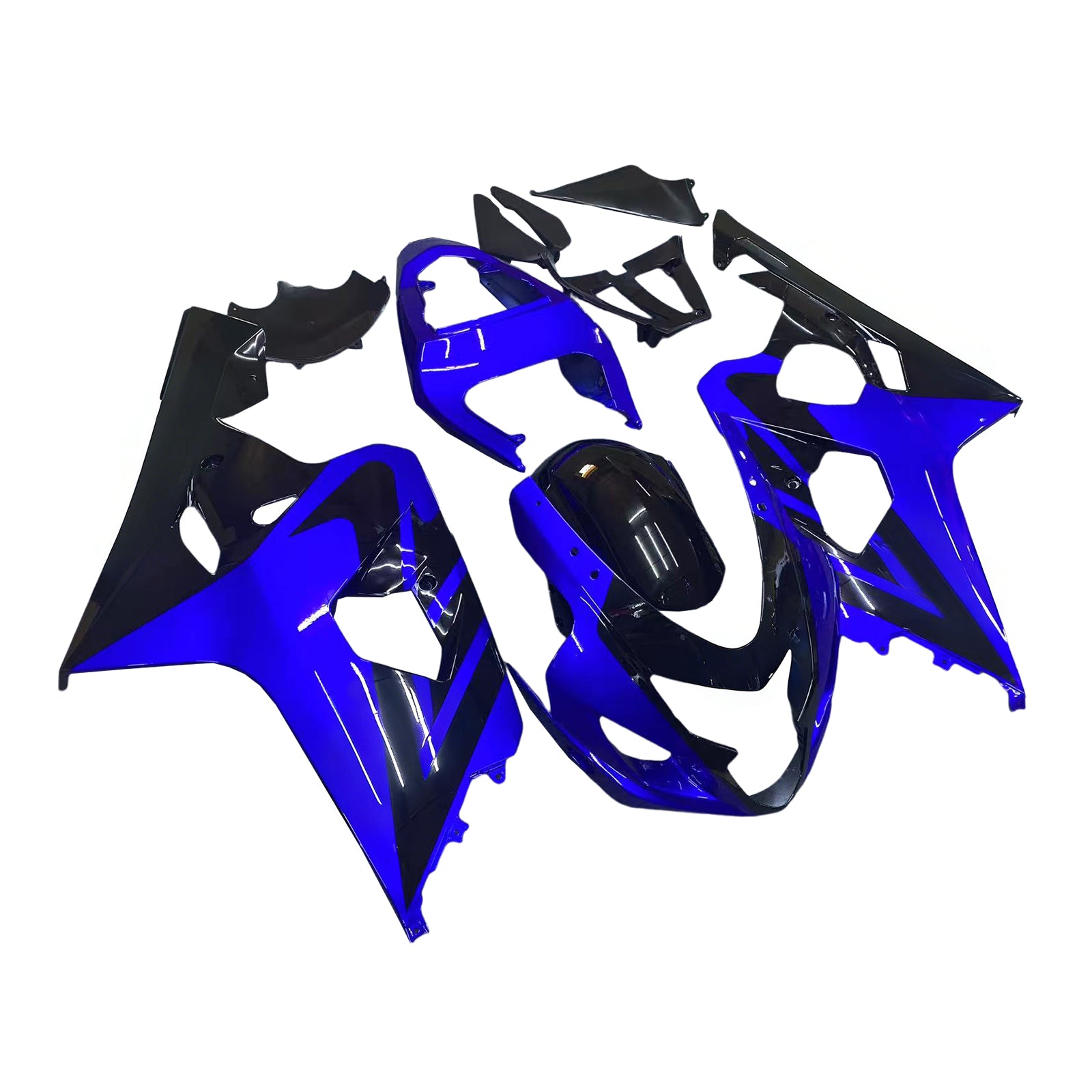 Amotopart 2004-2005 Suzuki GSXR600750 Ráding Blacke Blue Kit