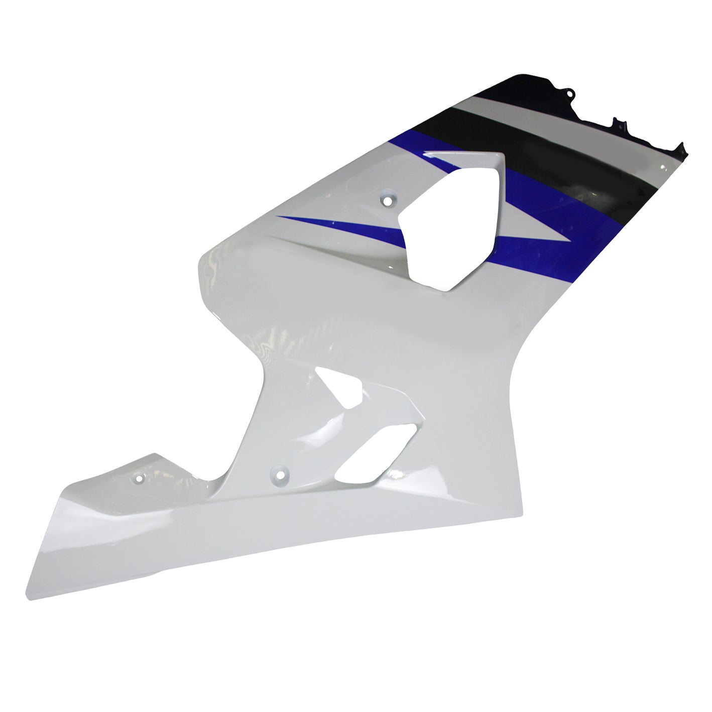 Amotopart 2004-2005 Suzuki GSXR 600/750 K4 White & Blue Fairing Kit
