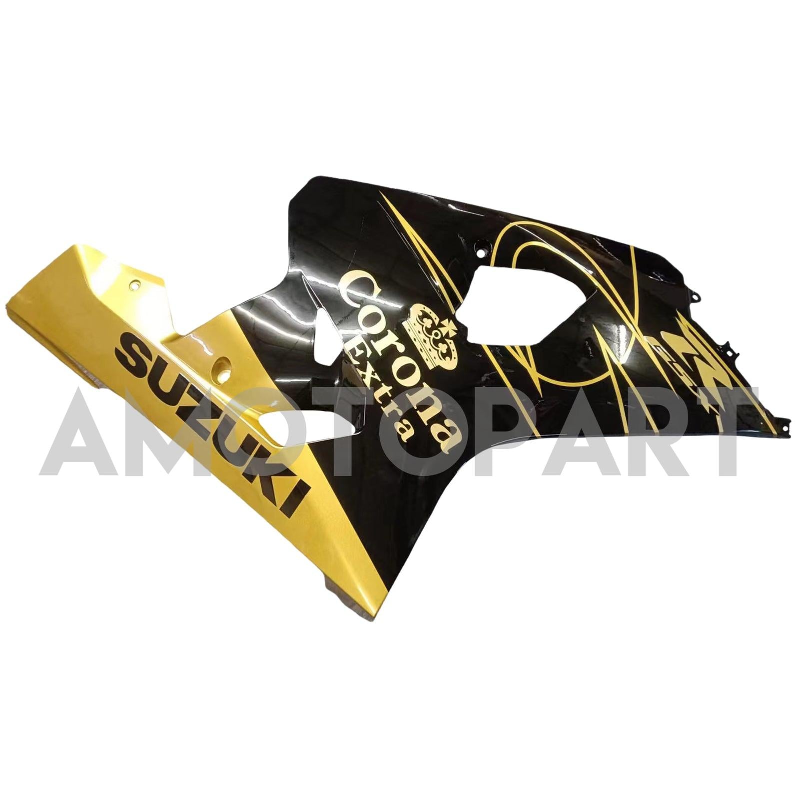 Amotopart 2004-2005 Suzuki GSXR 600/750 K4 Black & Gold Fairing Kit