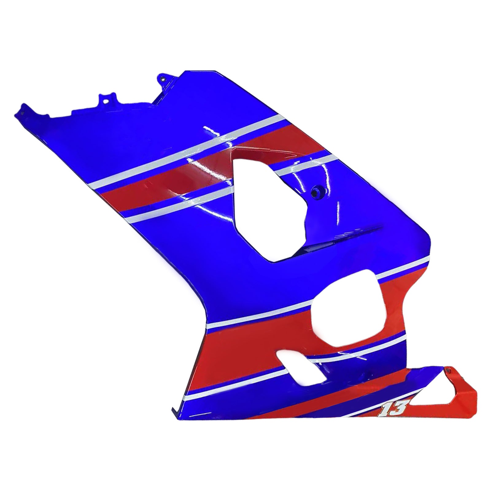 Amotopart 2004–2005 Suzuki GSXR 600/750 K4 Blau&Rotes Verkleidungsset