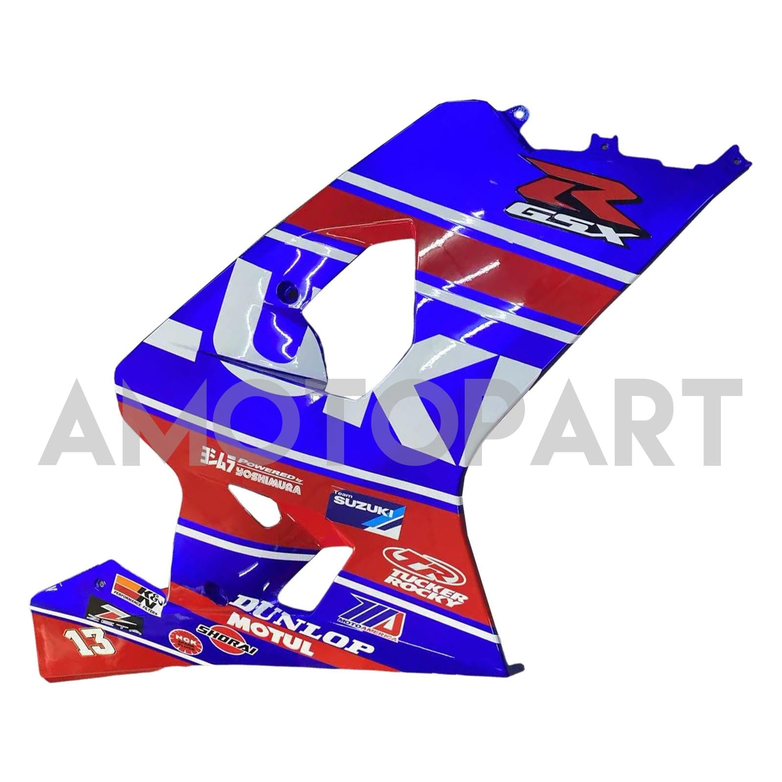 Amotopart 2004-2005 Suzuki GSXR 600/750 K4 Blue&Red Fairing Kit