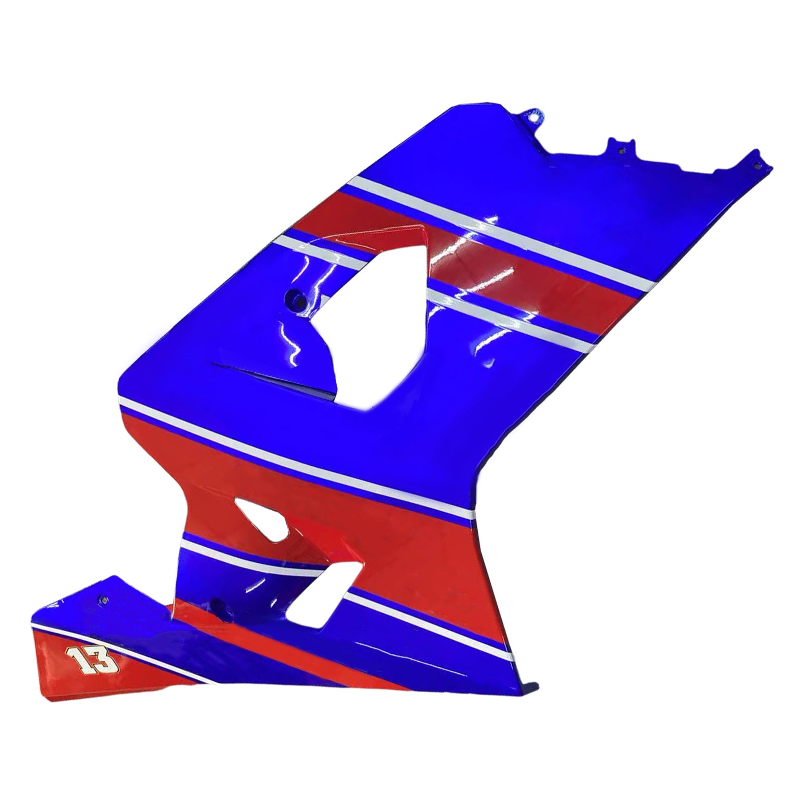 Amotopart 2004–2005 Suzuki GSXR 600/750 K4 Blau&Rotes Verkleidungsset