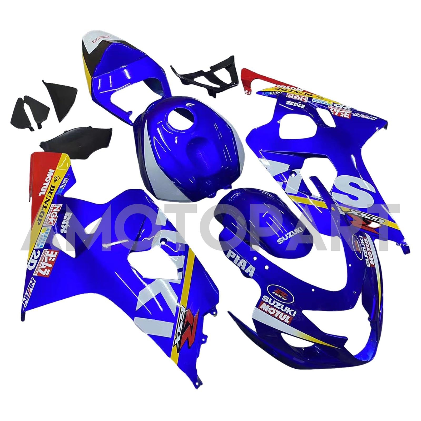 Amotopart 2004-2005 Suzuki GSXR 600/750 K4 Blue Fairing Kit