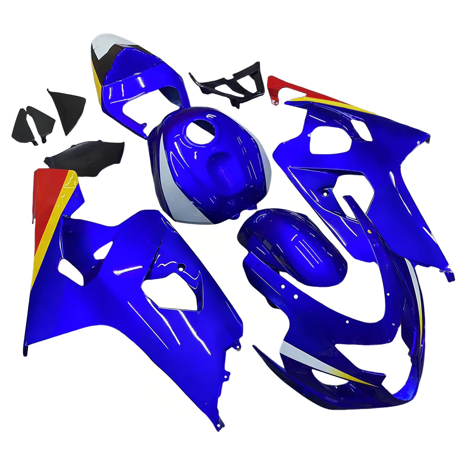 Amotopart 2004–2005 Suzuki GSXR 600/750 K4 blaues Verkleidungsset