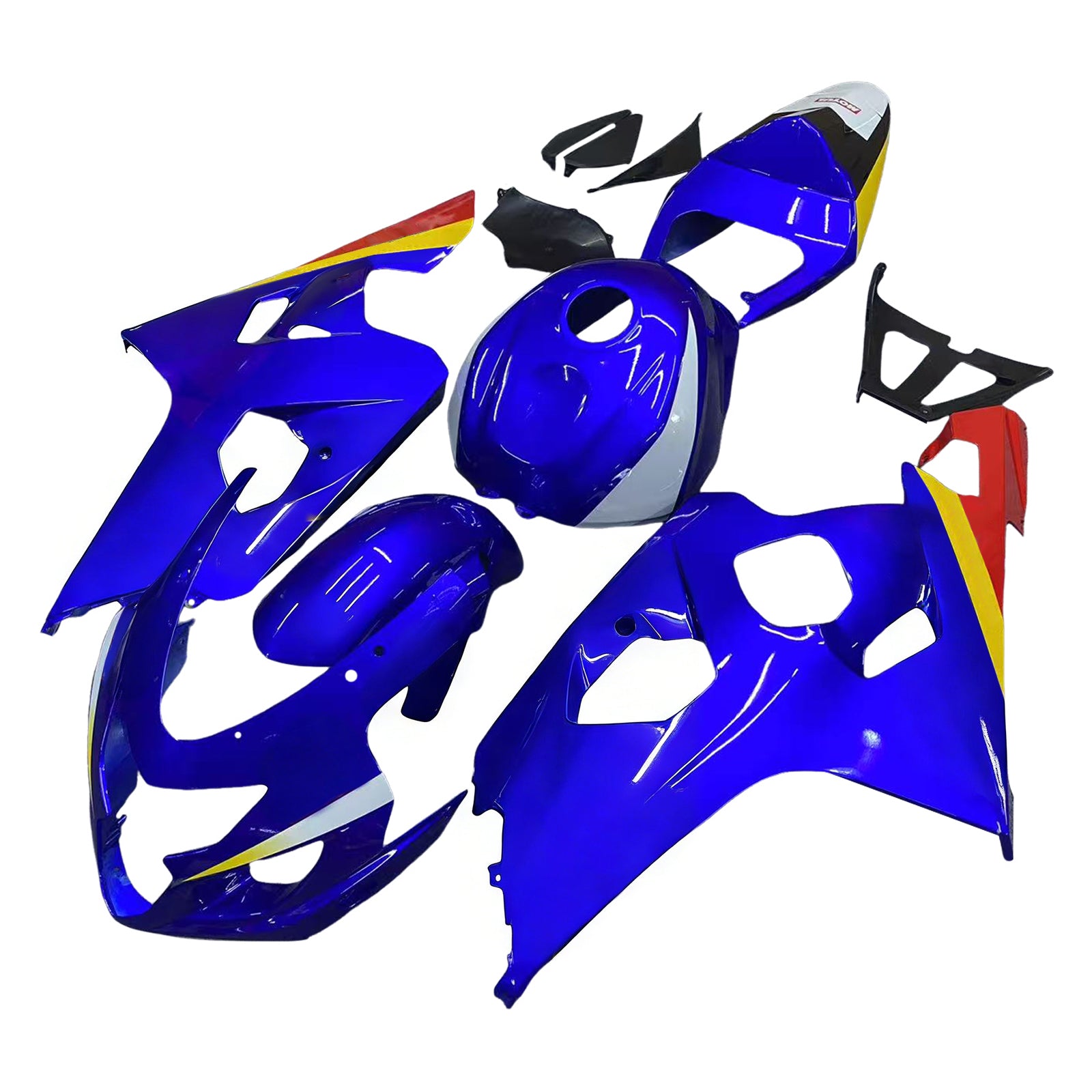 Amotopart 2004–2005 Suzuki GSXR 600/750 K4 blaues Verkleidungsset
