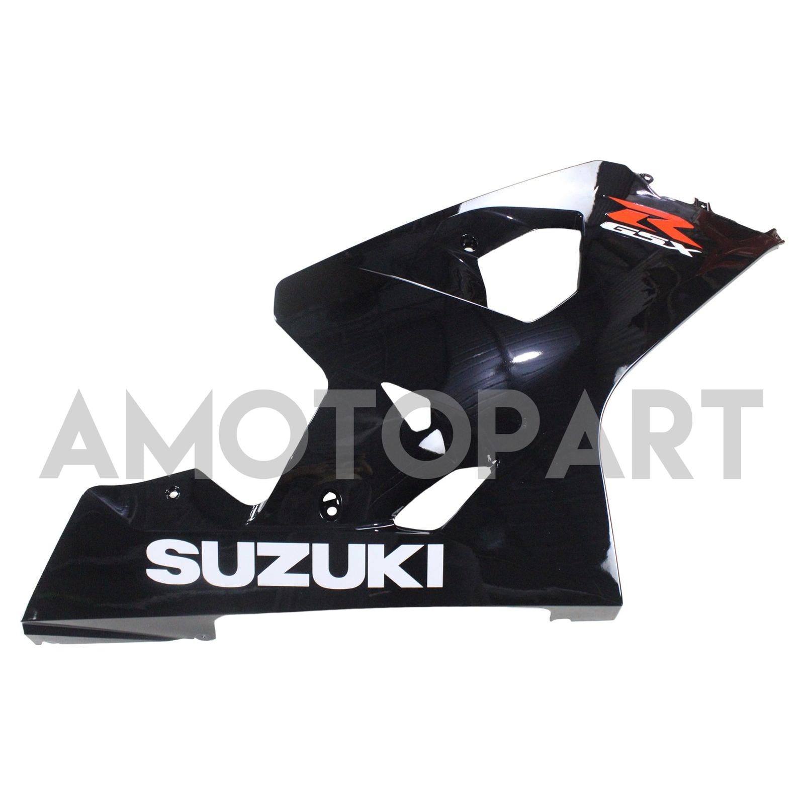 Amotopart Suzuki 2004-2005 GSXR 600/750 Gloss Black Fairing Kit