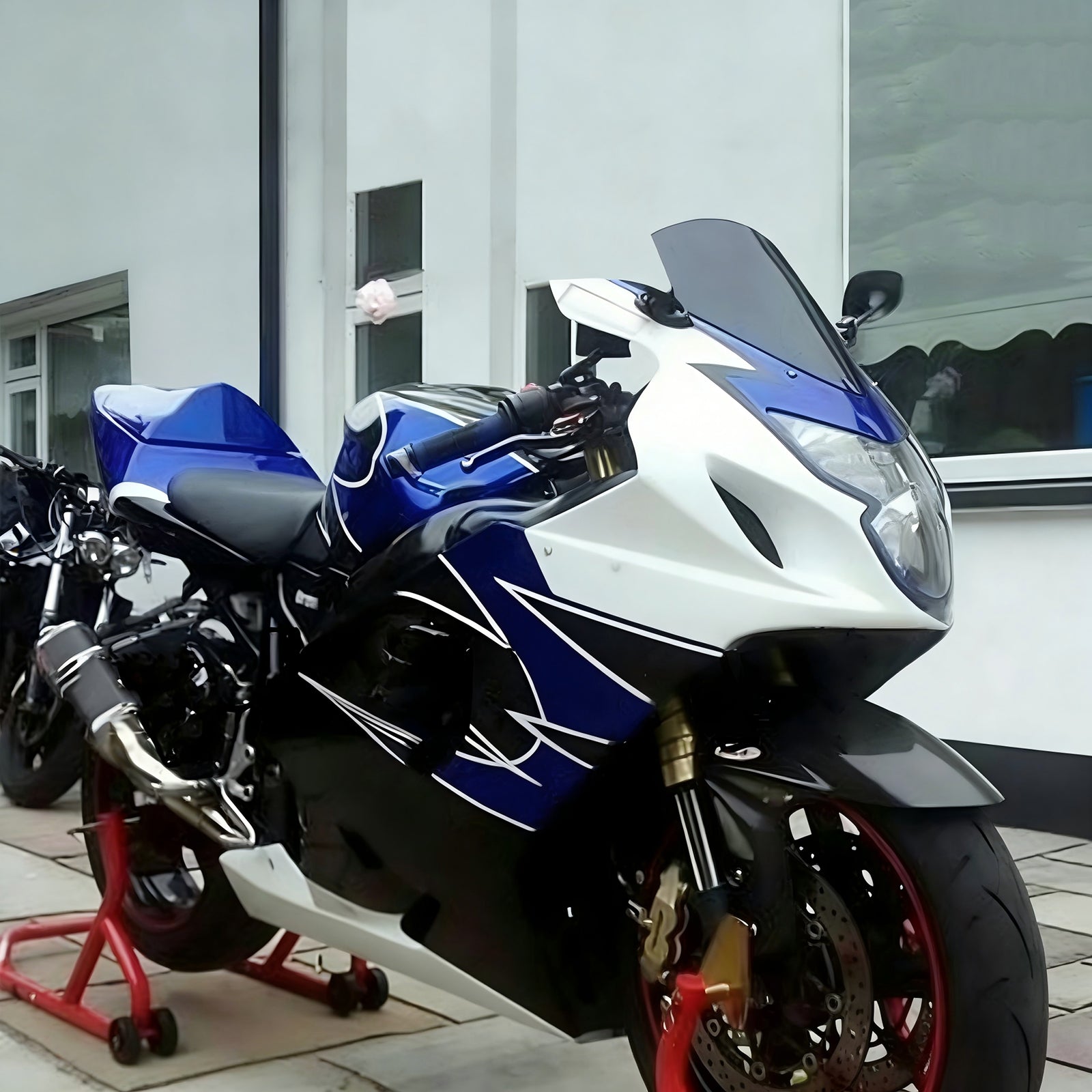 Amotopart Suzuki 2004-2005 GSXR 600/750 Blue Black White Fairing Kit