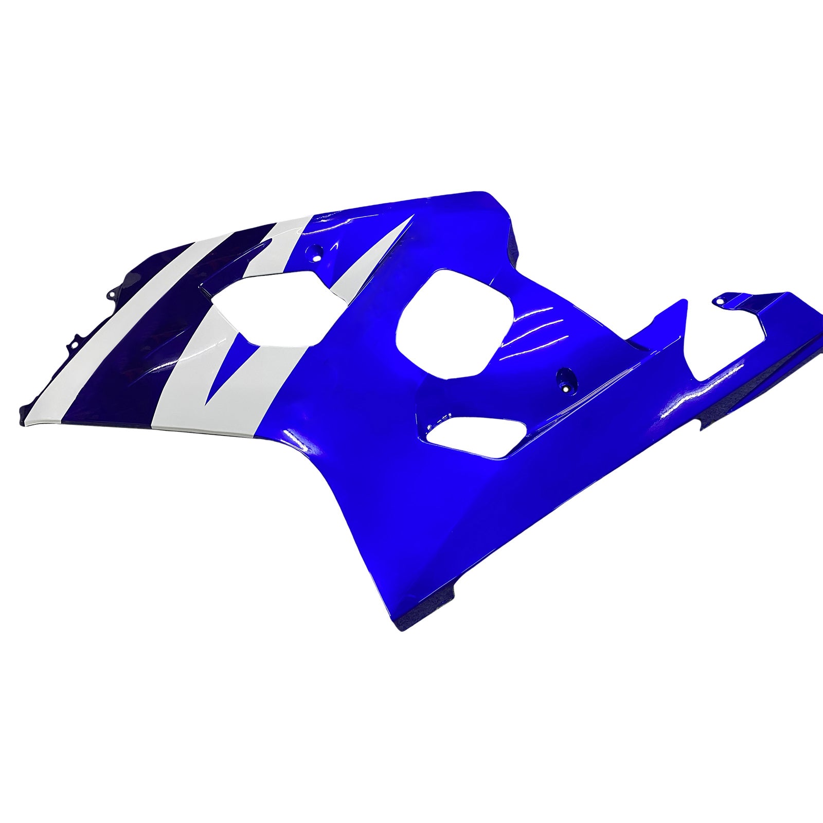 Amotopart Suzuki 2004-2005 GSXR 600/750 Bleu avec carénage blanc Kit