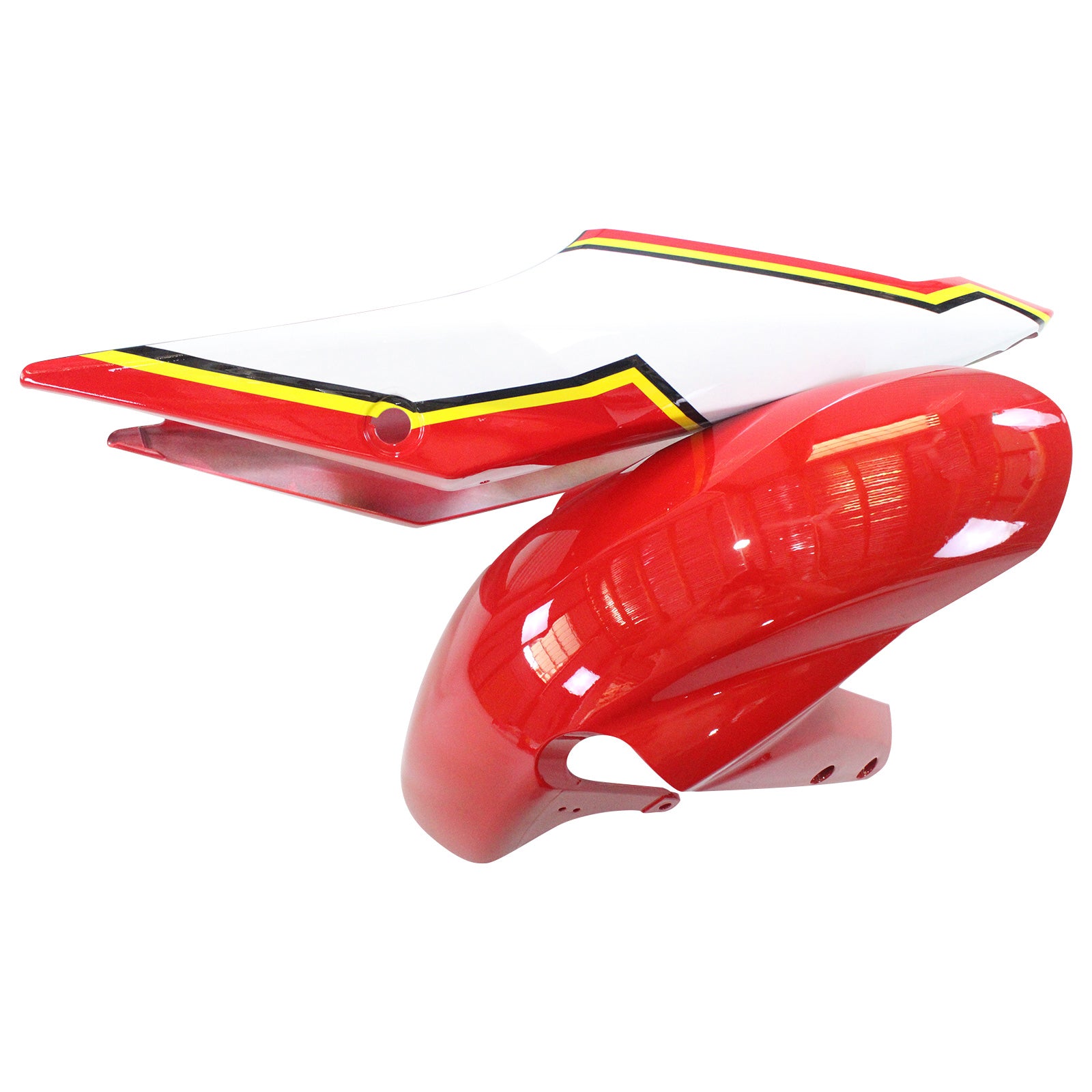 Amotopart Suzuki 2004-2005 GSXR 600/750 Red Yellow White Fairing Kit