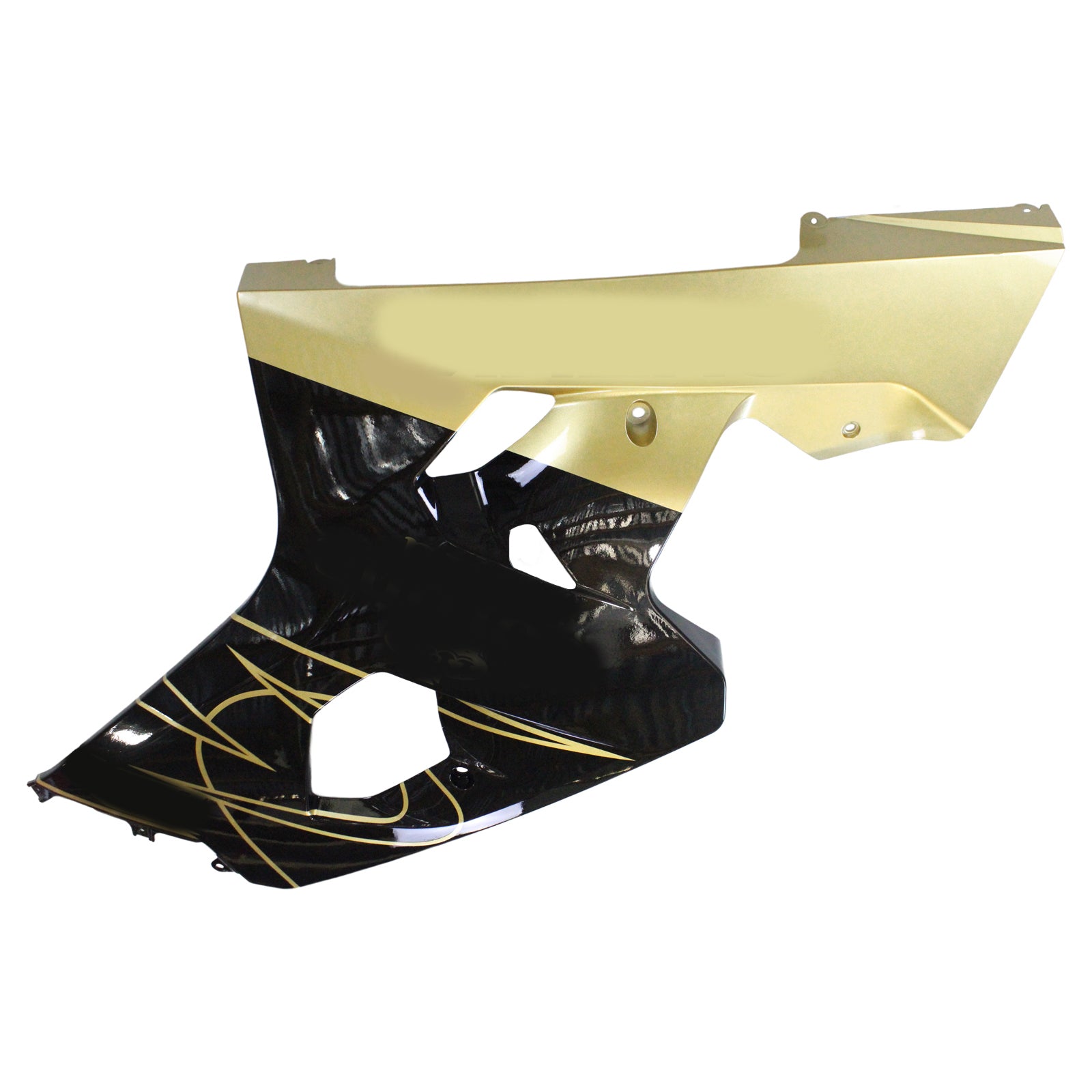 Amotopart Suzuki 2004-2005 GSXR 600/750 Gold Black Fairing Kit