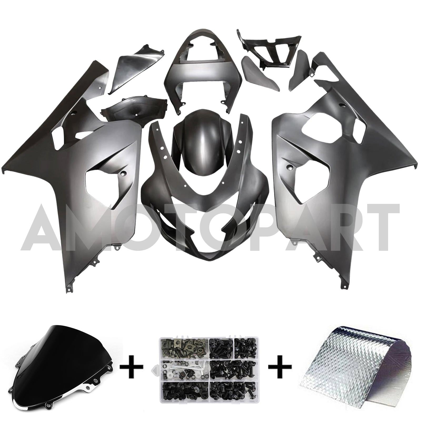 Amotopart 2004-2005 Suzuki GSXR 600/750 Fairing Kit Collection Two