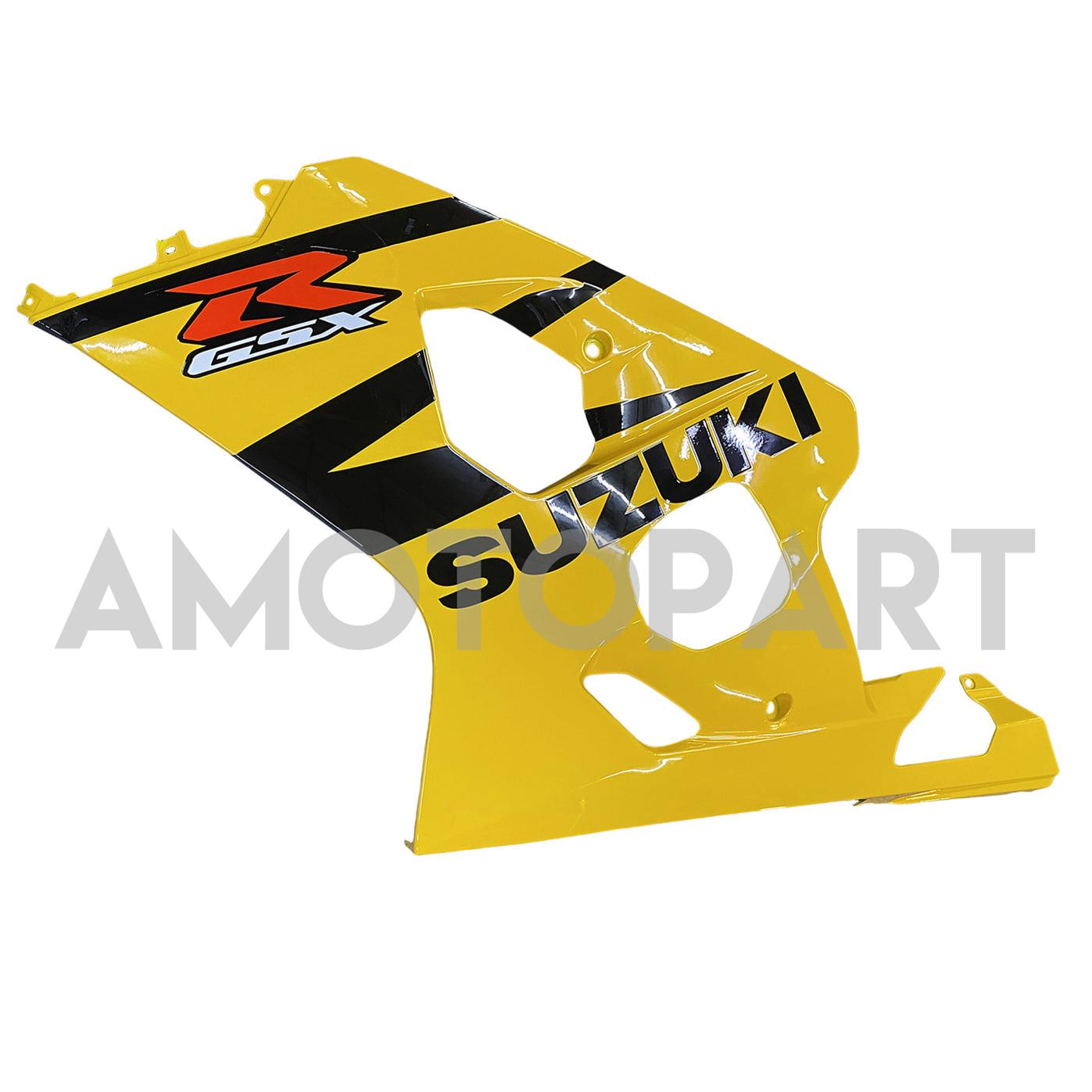 Amotopart Suzuki 2004-2005 GSXR 600/750 Black Yellow Fairing Kit