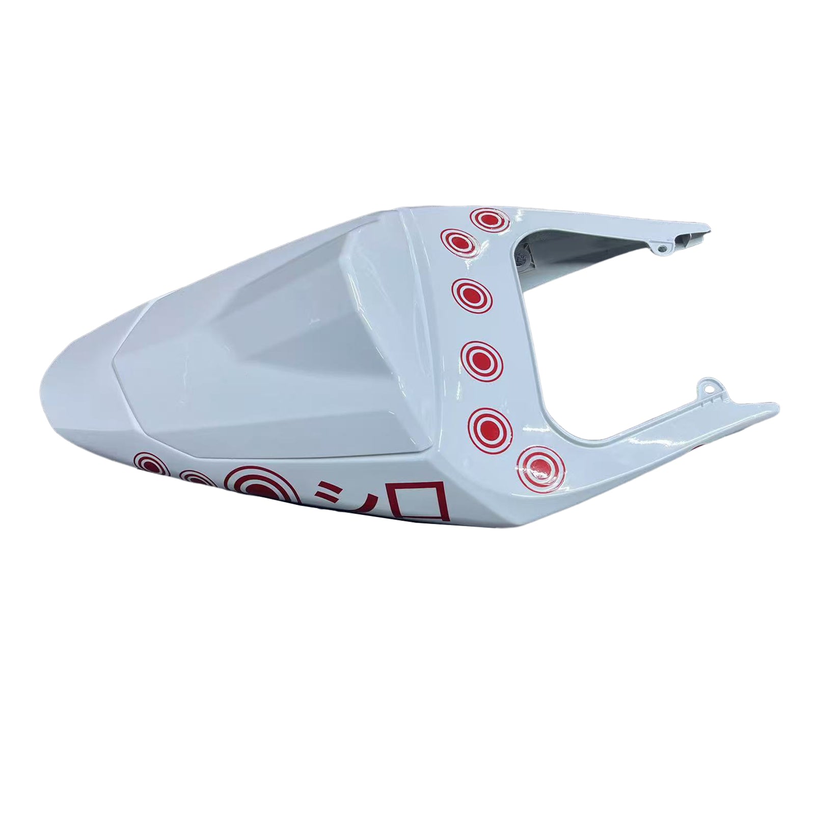 Amotopart 2004-2005 GSXR 600/750 Suzuki White Red Fairing Kit