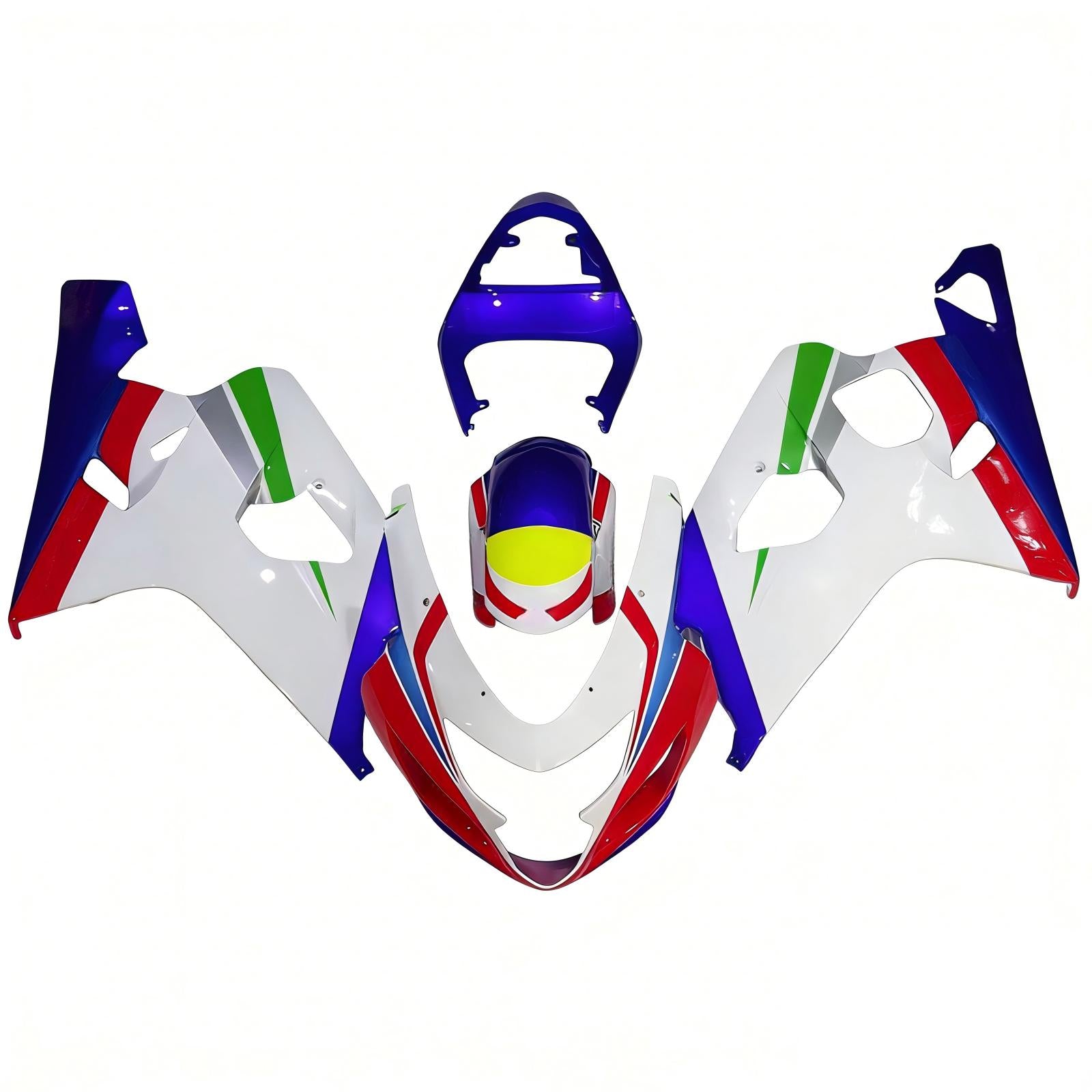 Amotopart 2004-2005 K4 GSXR 600/750 Suzuki Multicolor Fairing Kit