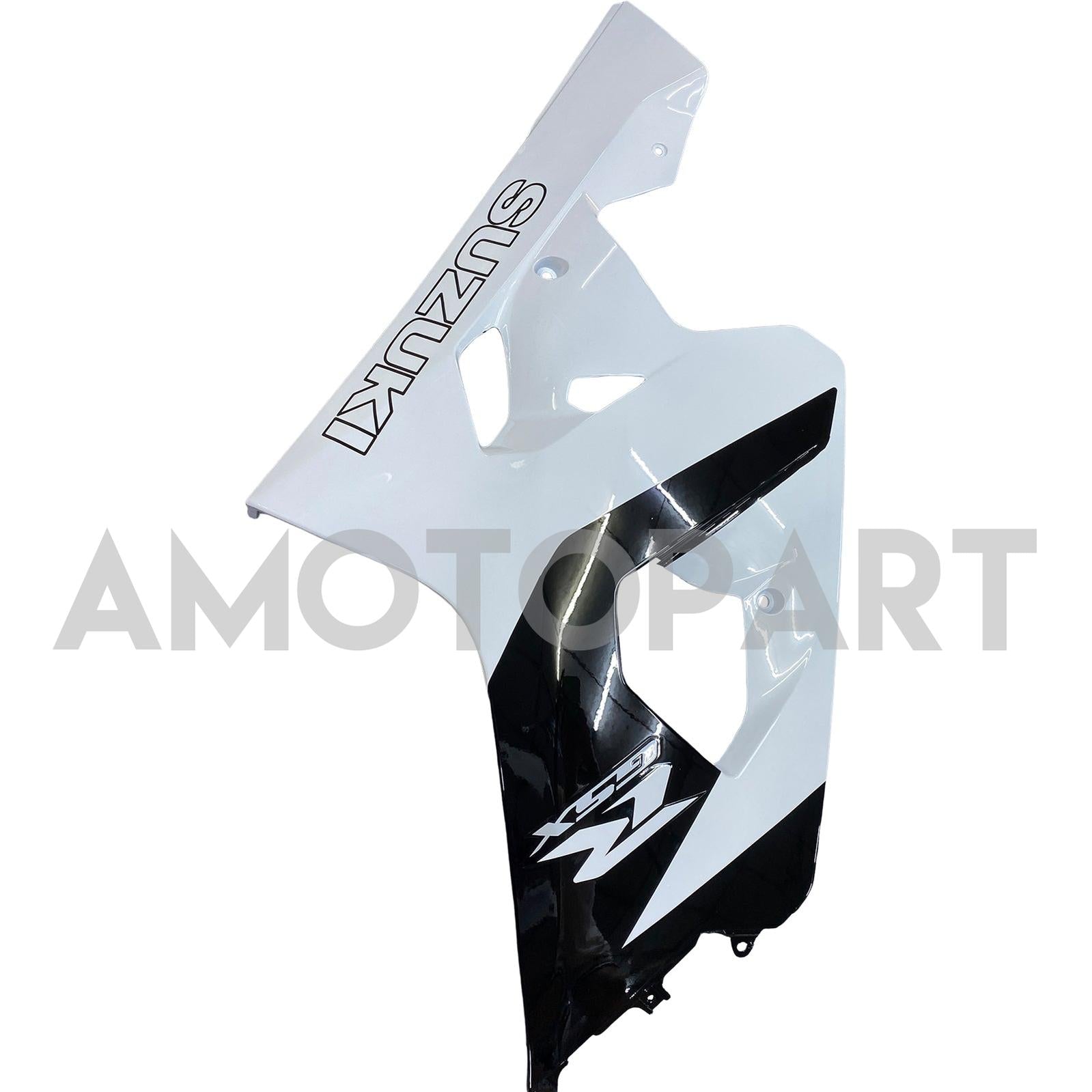 Amotopart 2004-2005 K4 GSXR 600/750 Suzuki White & Black Style 1 Koopkit