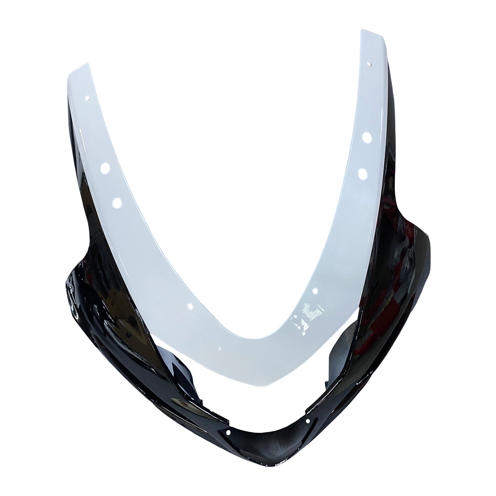 Amotopart 2004-2005 K4 GSXR 600/750 スズキ ホワイト & ブラック スタイル 1 フェアリングキット