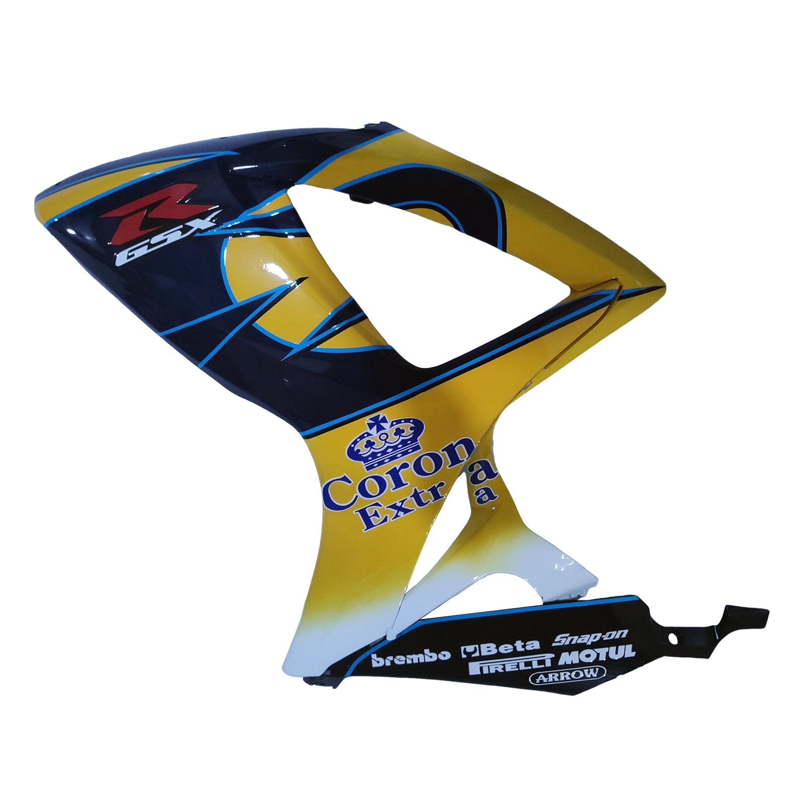 Amotopart 2006-2007 Suzuki GSXR 600/750 Yellow Black Fairing Kit