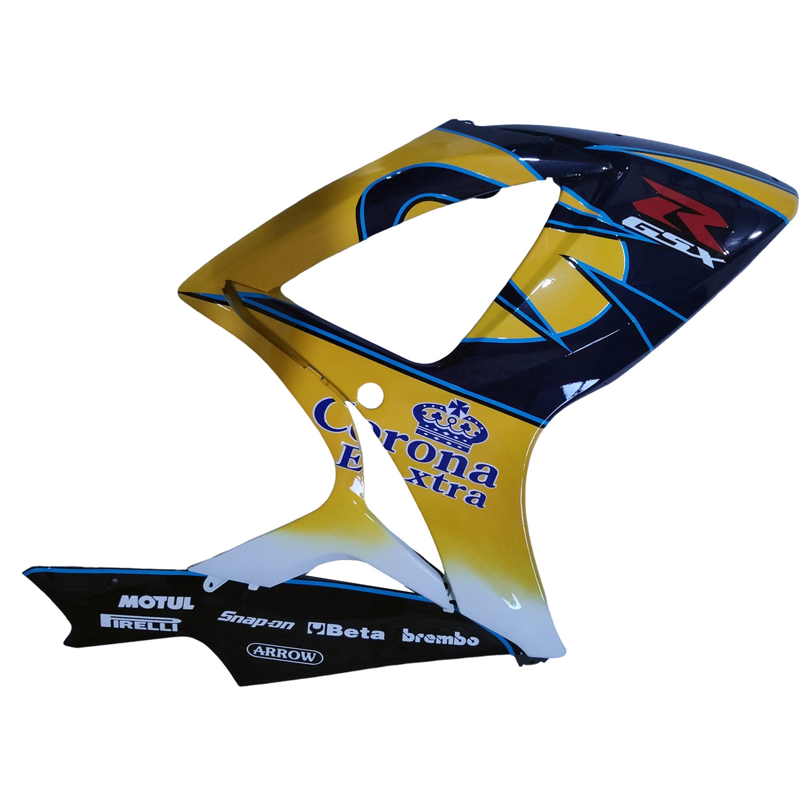 Amotopart 2006-2007 Suzuki GSXR 600/750 Yellow Black Fairing Kit