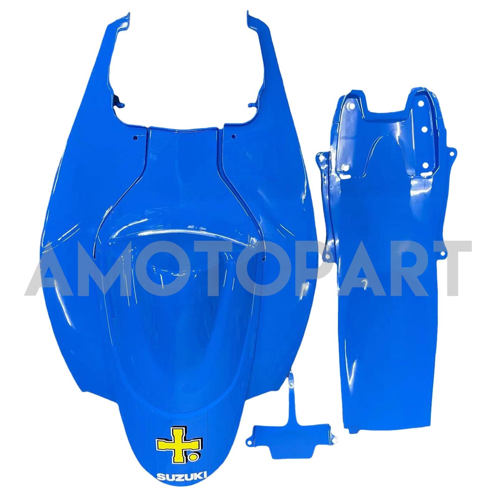 Amotopart 2006-2007 GSXR600750 Suzuki Fairing Blue with Logo Kit