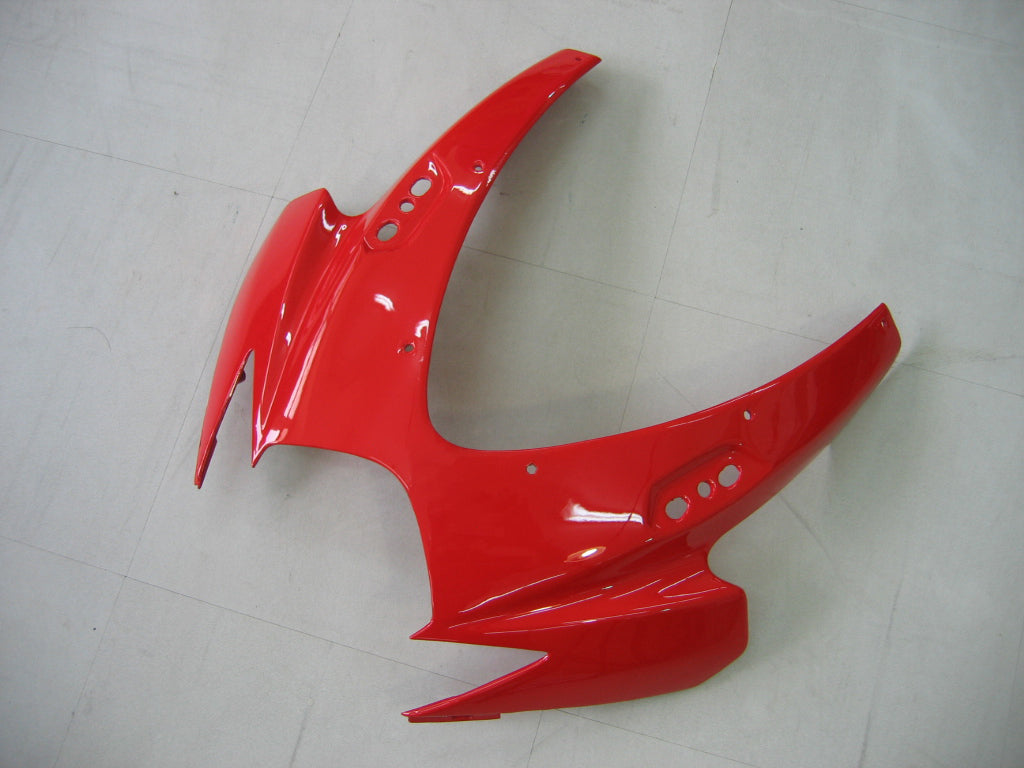 Amotopart 2006-2007 GSXR 600750 スズキ フェアリング ホワイト & レッド キット