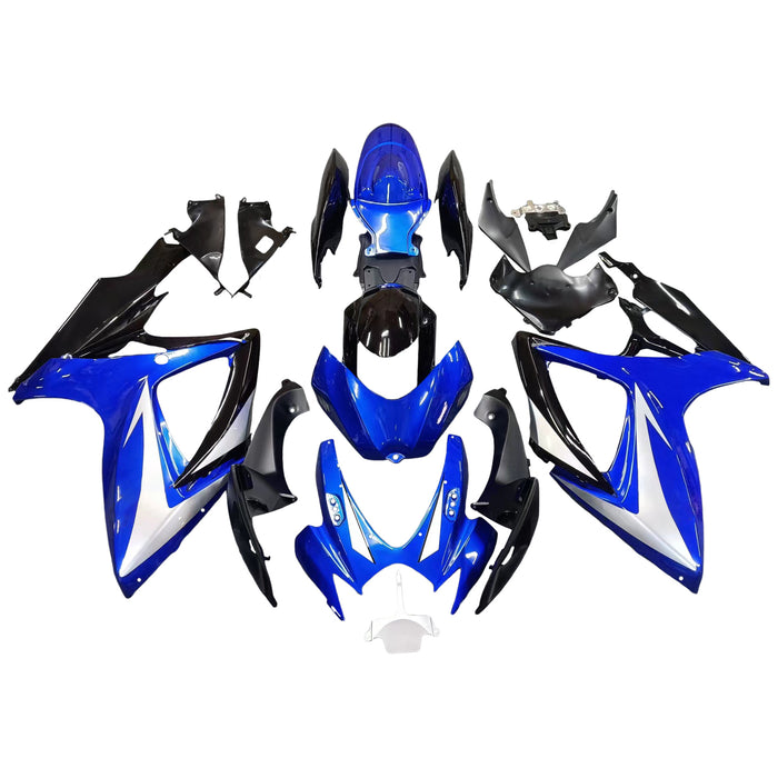 Amotopart 2006-2007 GSXR600750 Suzuki Fairing Blue Kit