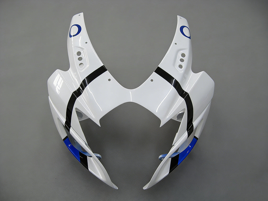Amotopart 2006-2007 Suzuki GSXR600750 Fairing White&Blue Kit