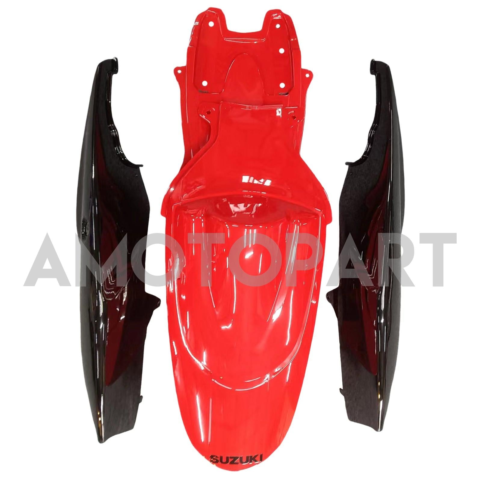 Amotopart 2006-2007 GSXR600750 Suzuki Fairing Red&Black Kit
