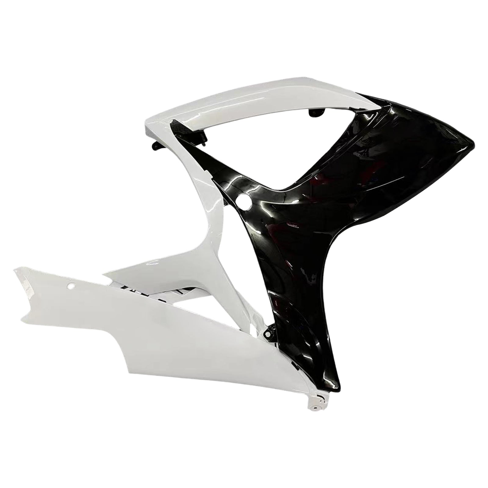 Amotopart 2006-2007 GSXR600750 Suzuki Fairing White&Black Kit
