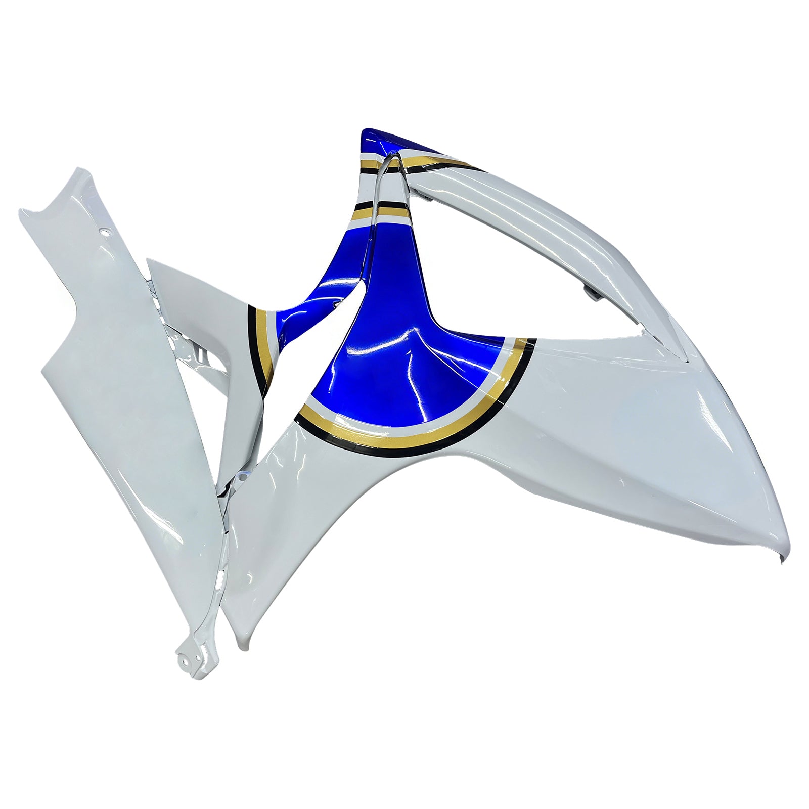 Amotopart 2006-2007 K6 GSXR 600/750 Suzuki White with Blue Fairing kit