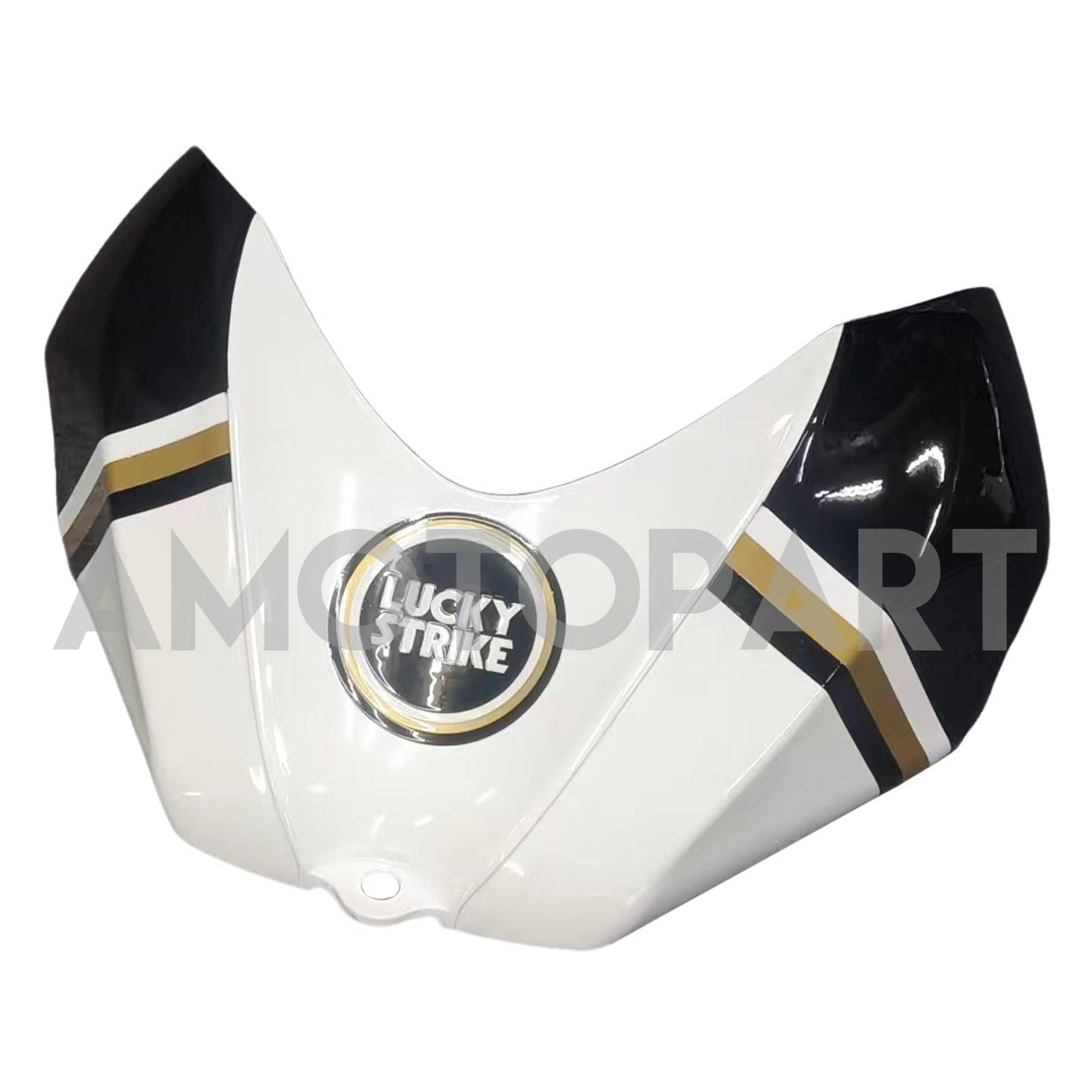 Amotopart 2006-2007 K6 GSXR 600/750 Suzuki White with Black Logo Fairing kit