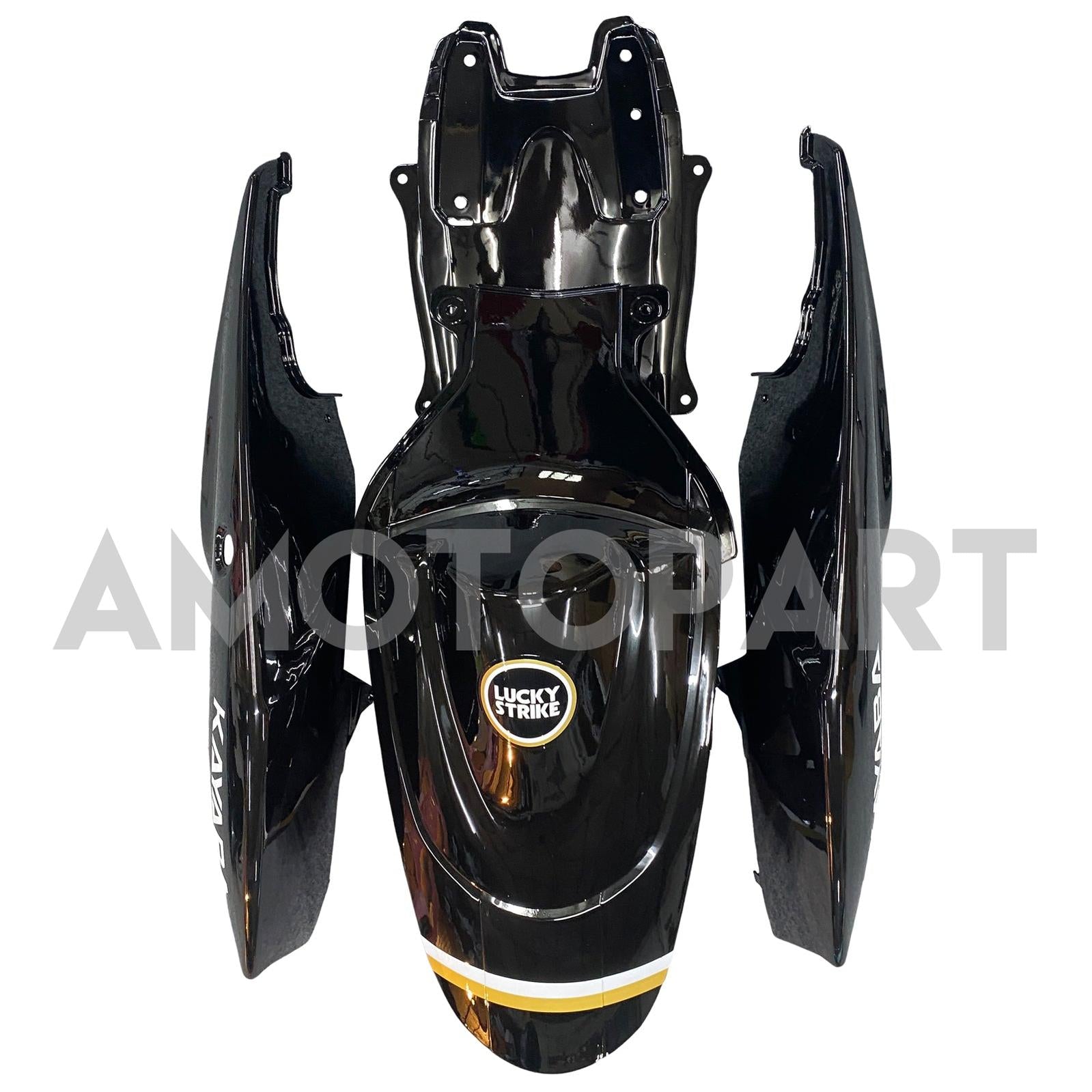 Amotopart 2006-2007 Suzuki GSXR 600/750 Black with Accent Fairing Kit