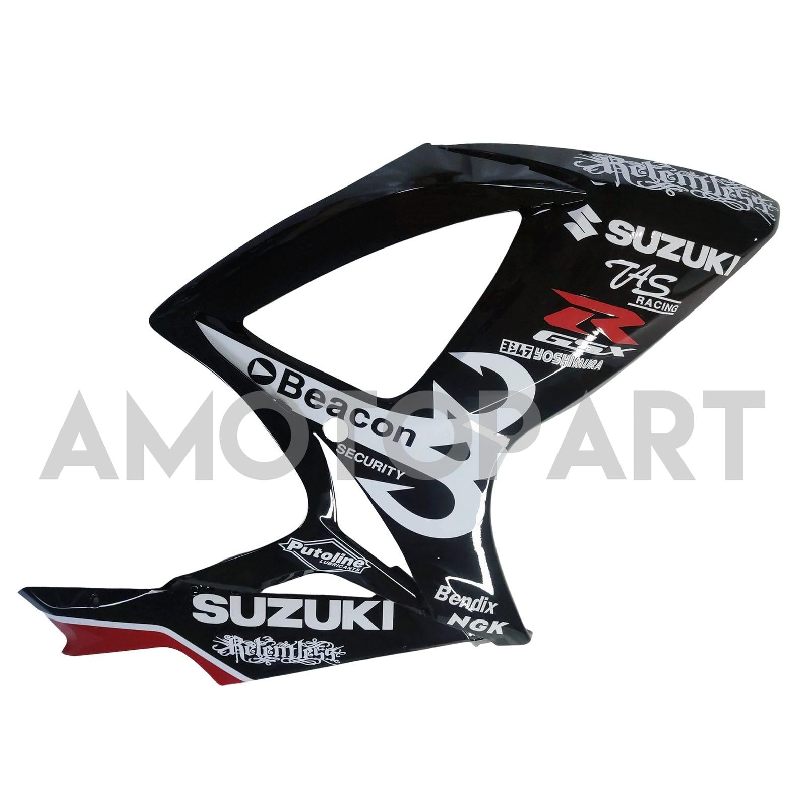 Amotopart 2006-2007 Suzuki GSXR 600/750 Black White Fairing Kit