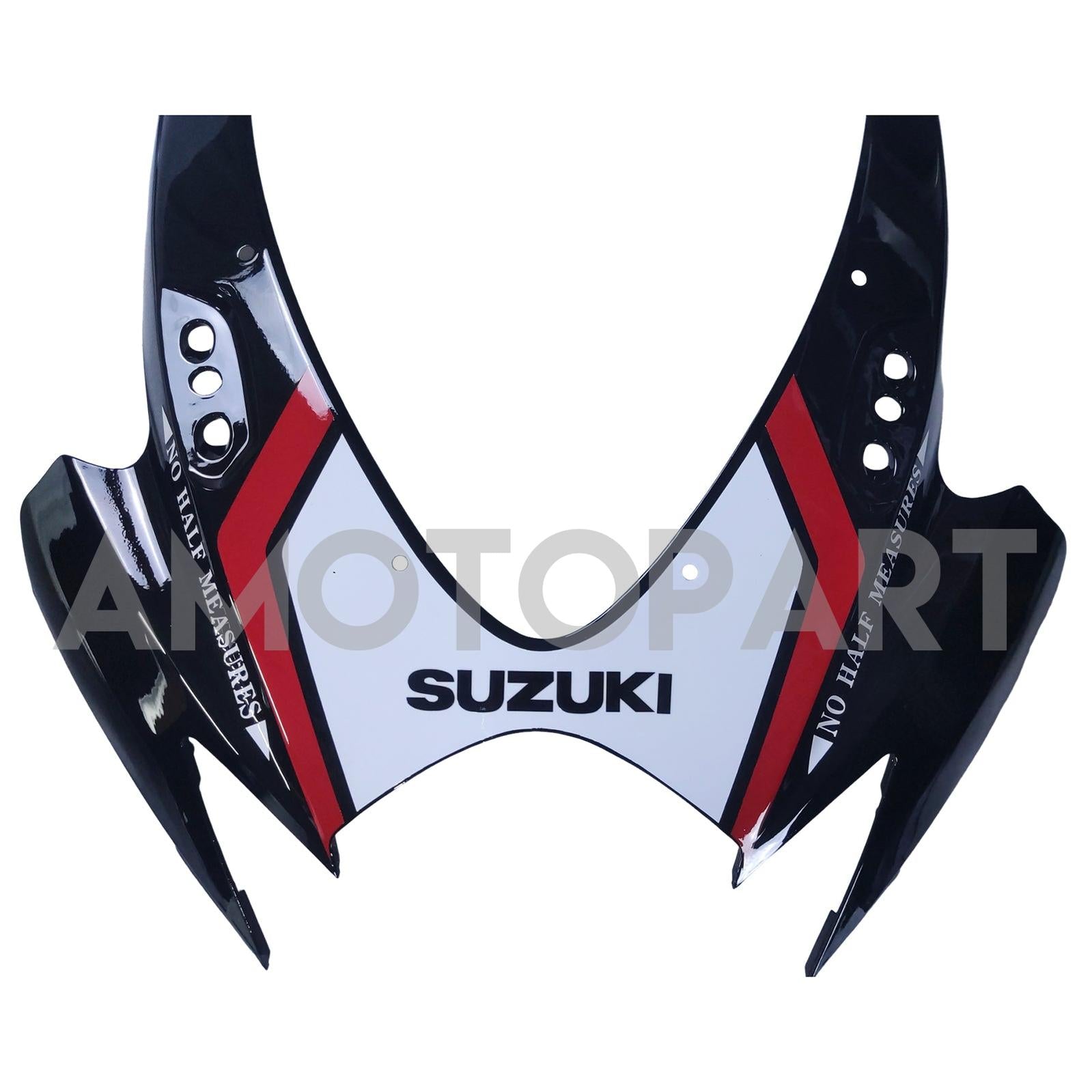 Amotopart 2006-2007 Suzuki GSXR 600/750 Black White Fairing Kit