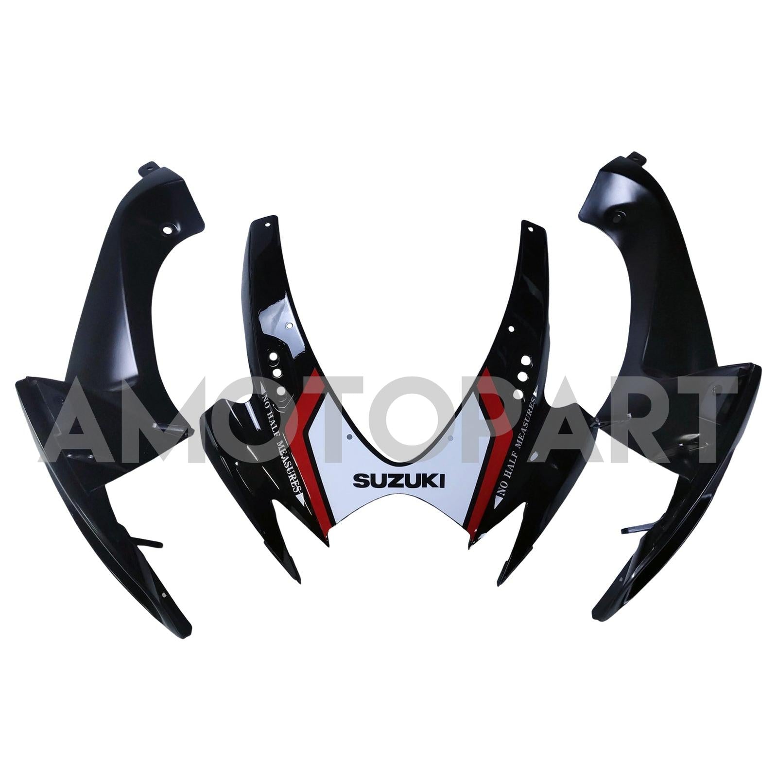 Amotopart 2006-2007 Suzuki GSXR 600/750 Black White Fairing Kit