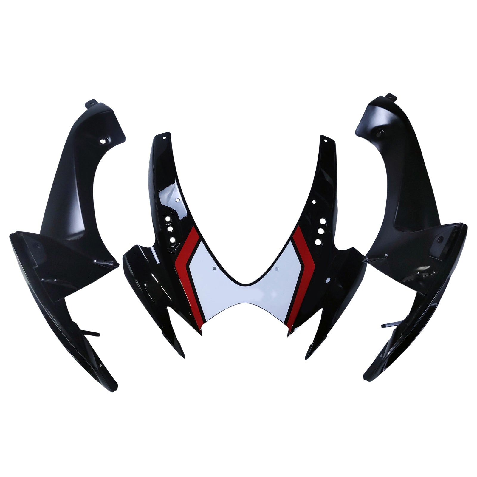 Amotopart 2006-2007 Suzuki GSXR 600/750 Black White Fairing Kit