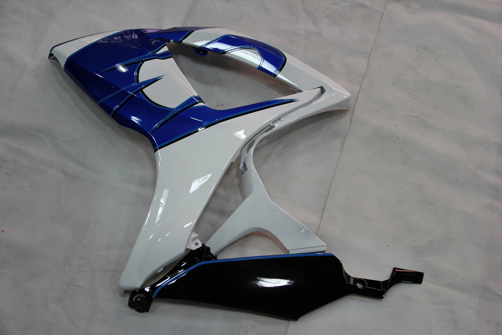 Amotopart 2006-2007 Suzuki GSXR 600/750 Black White Blue Fairing Kit