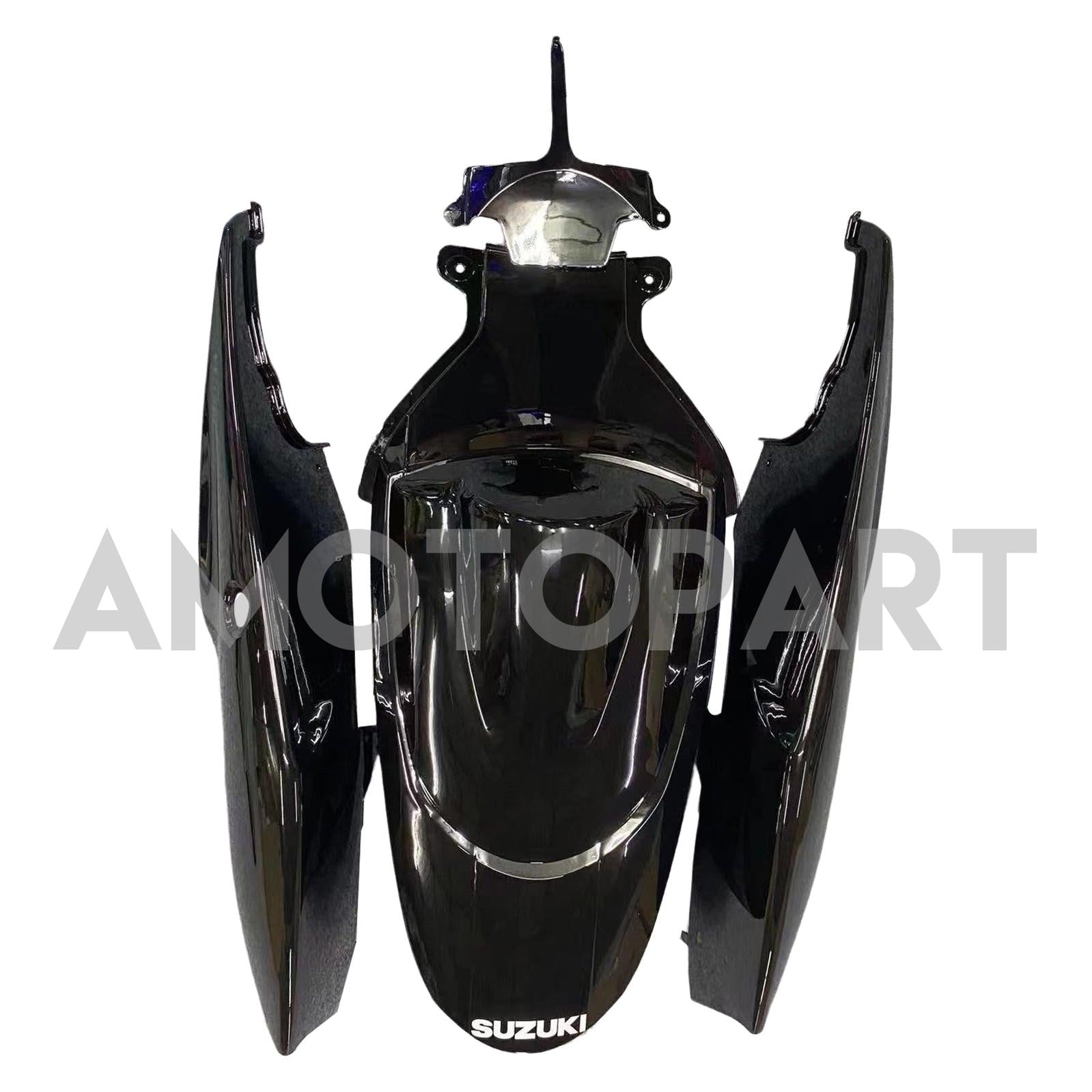 Amotopart 2006-2007 Suzuki GSXR 600/750 Kit de carenagem preta cinza escuro fosco