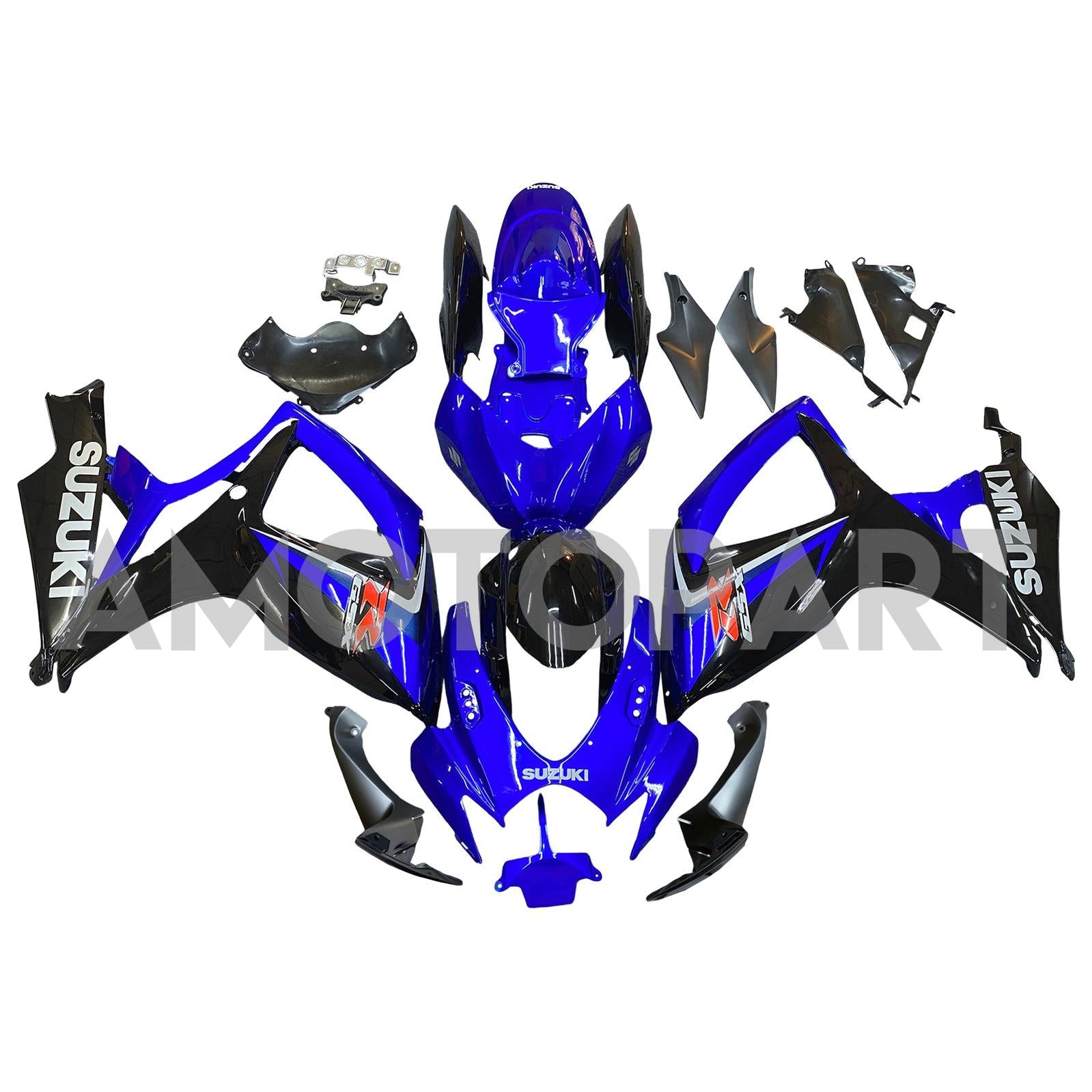 Amotopart 2006-2007 Suzuki GSXR 600/750 Blue&Black Style3 Fairing Kit