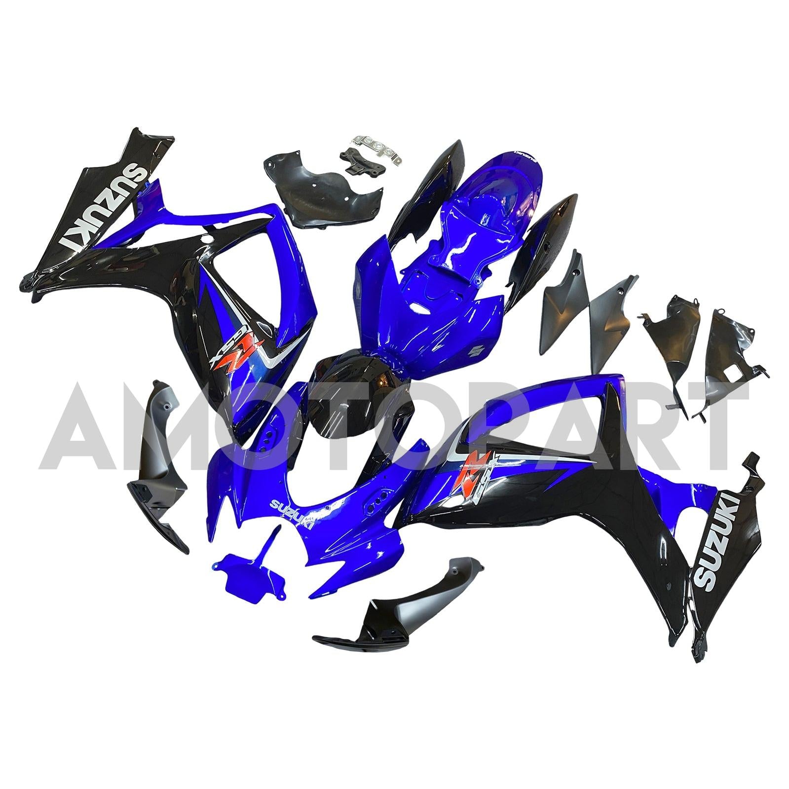 Amotopart 2006-2007 Suzuki GSXR 600/750 Blue&Black Style3 Fairing Kit