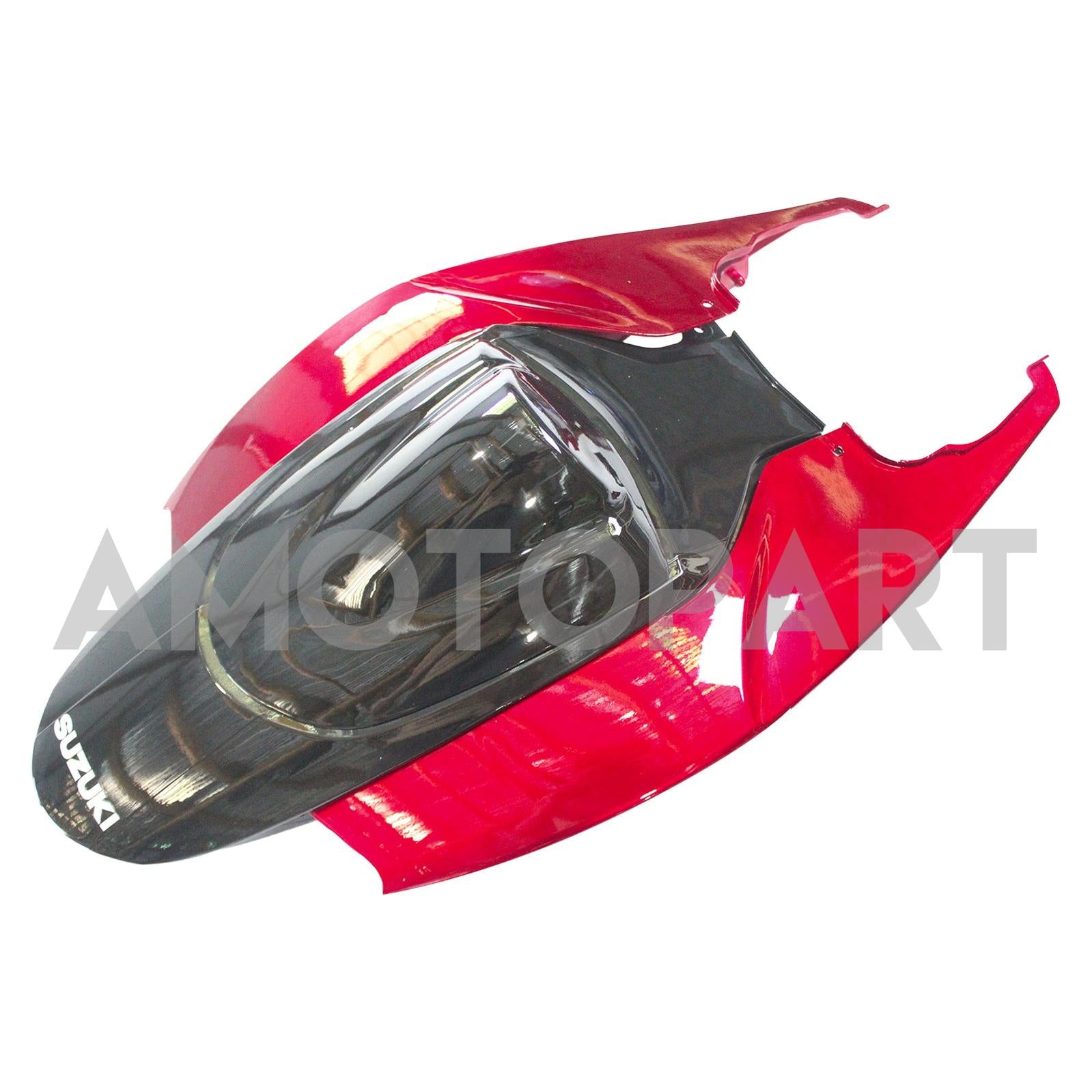 Amotopart Suzuki GSXR 600/750 Rouge 2006-2007&Kit de carénage noir