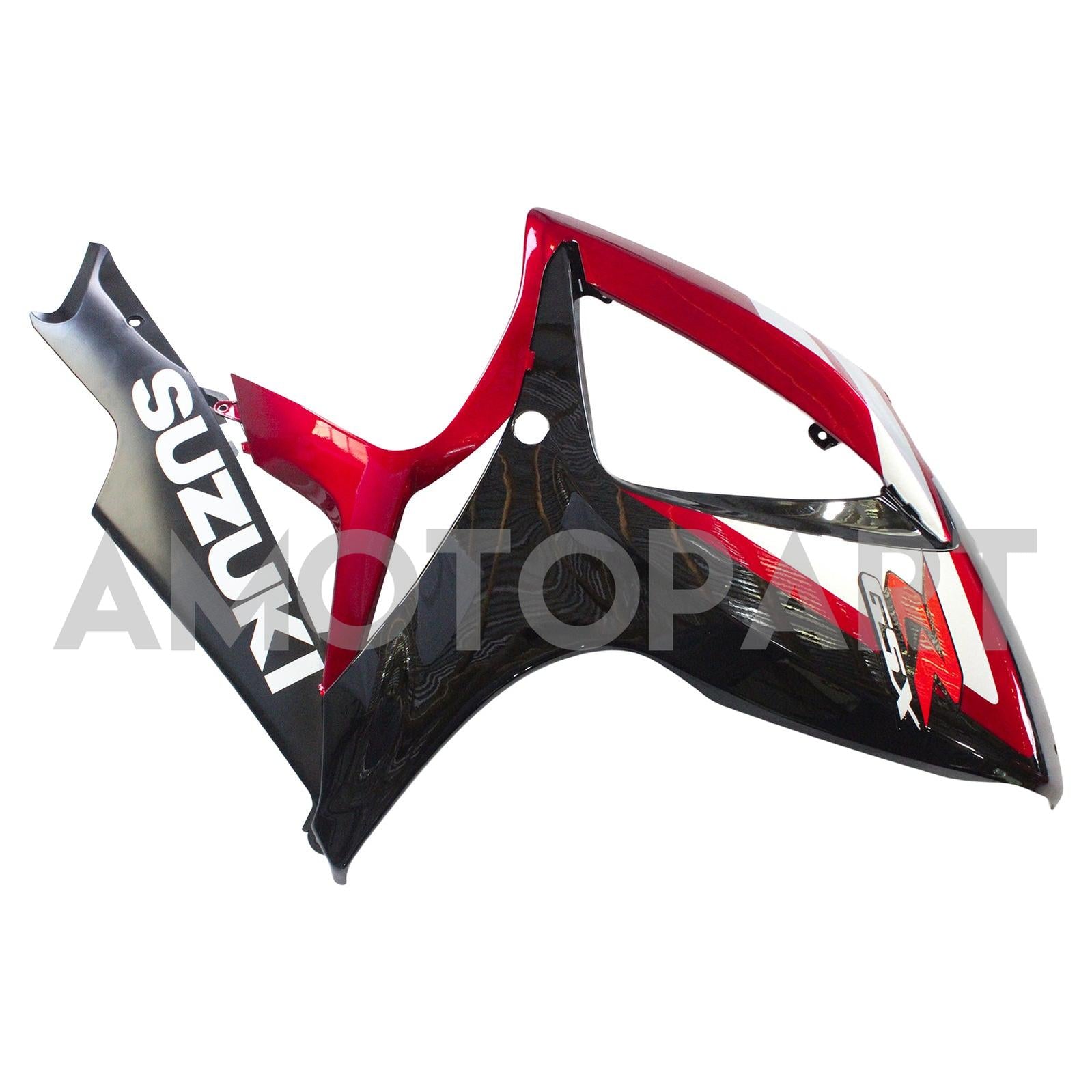 Amotopart Suzuki GSXR 600/750 Rouge 2006-2007&Kit de carénage noir