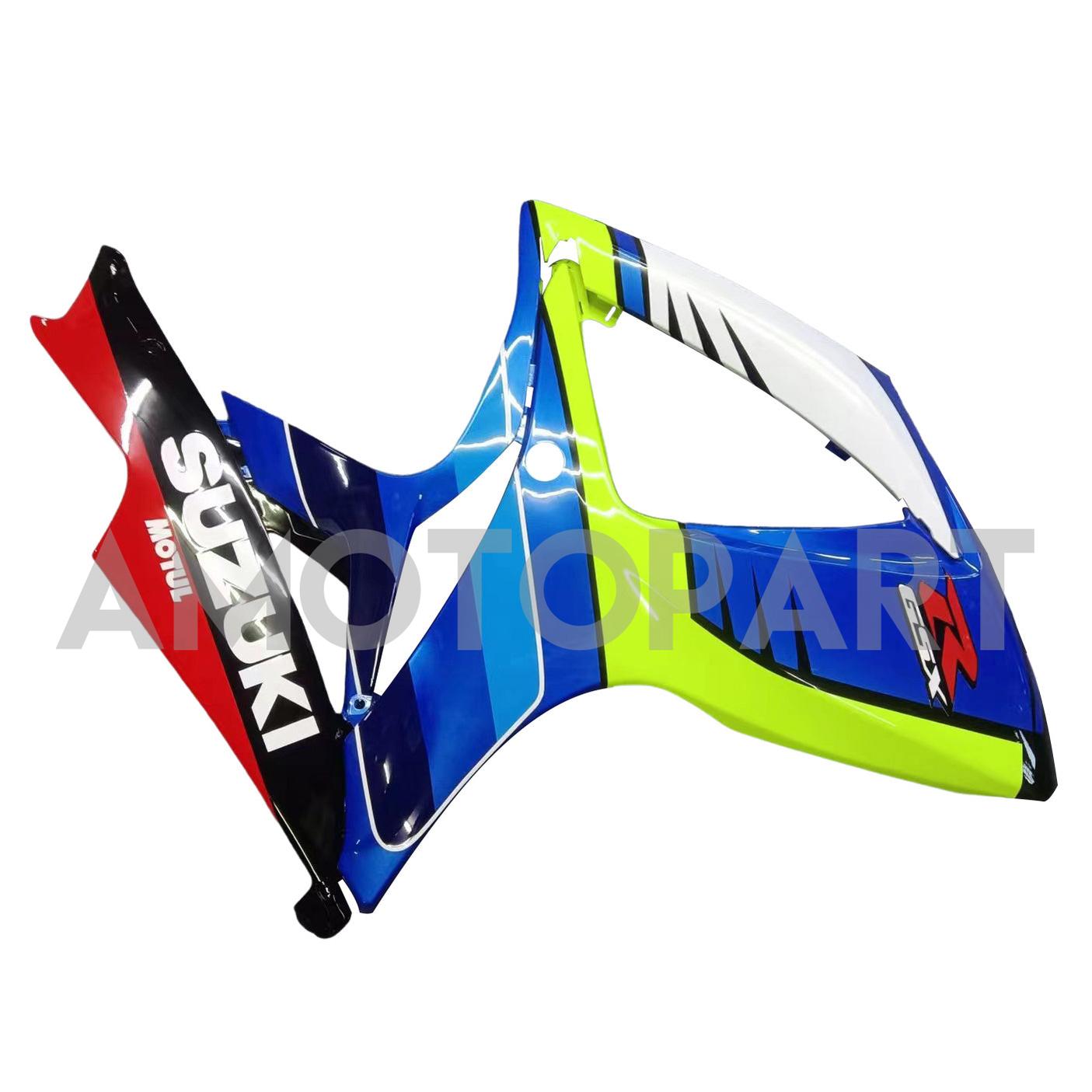 Amotopart 2006–2007 Suzuki GSXR 600/750 Gelb&Blaues Style3-Verkleidungskit
